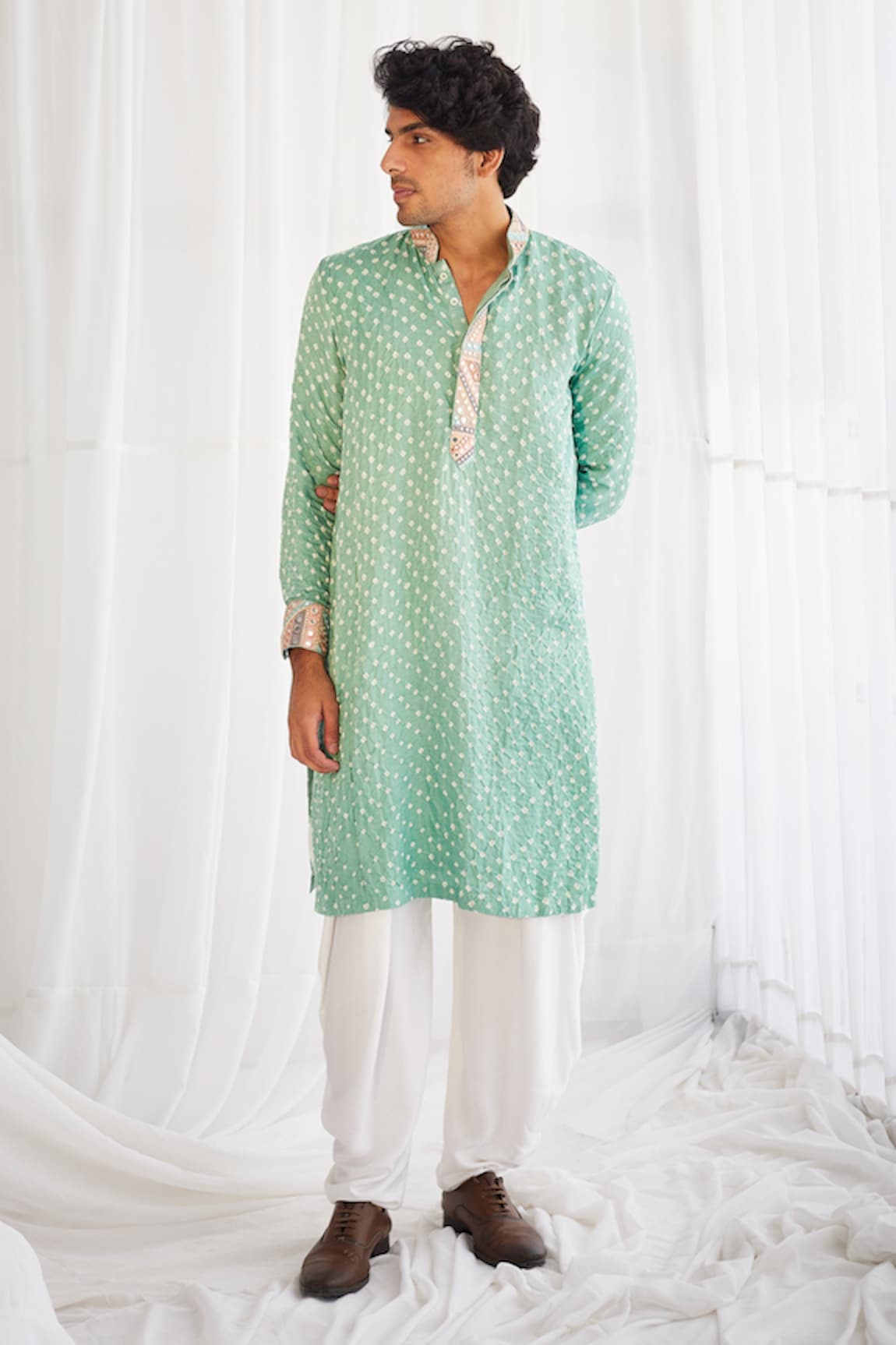 Twenty Nine Bandhani Print Kurta Set