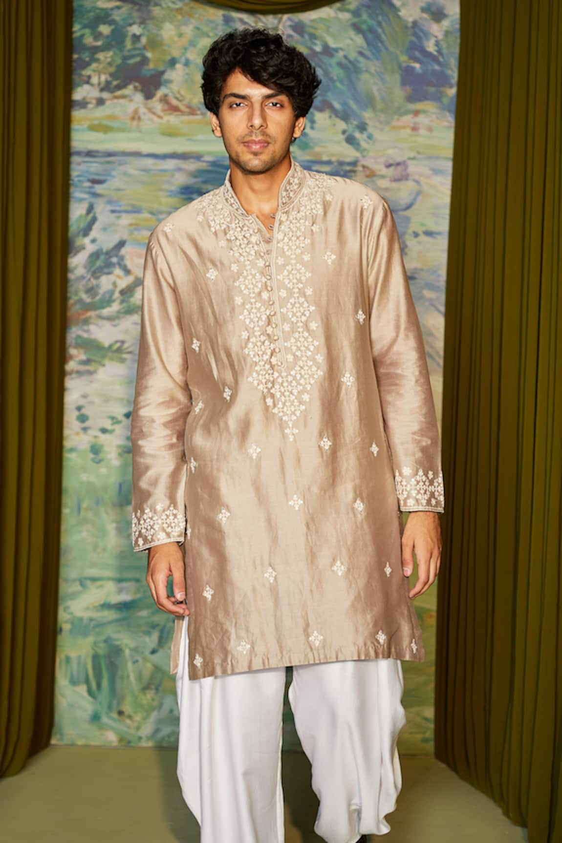 Twenty Nine Silk Chanderi Kurta Set