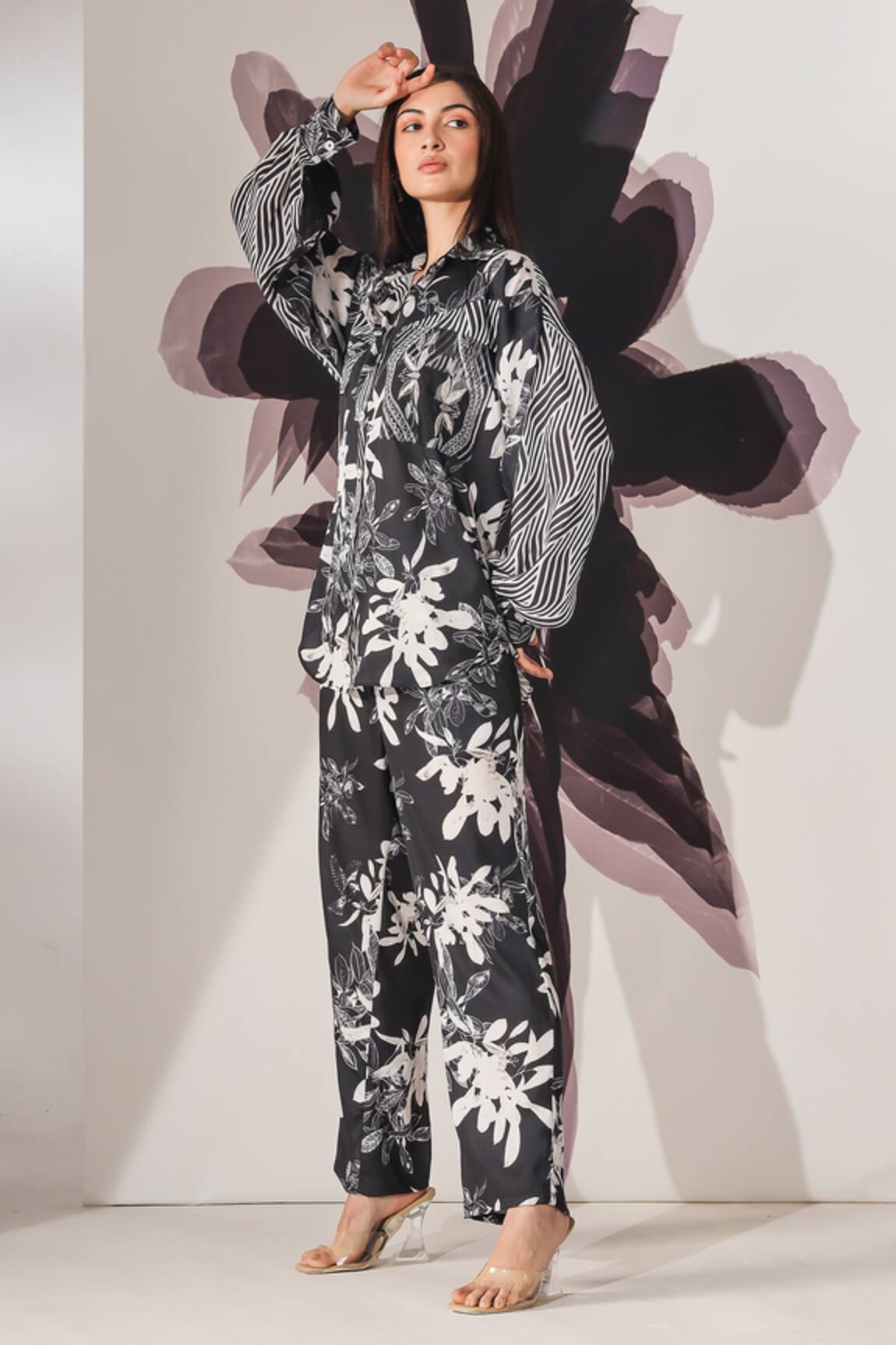 Mehak Talreja Couturre Printed Shirt & Pant Set 