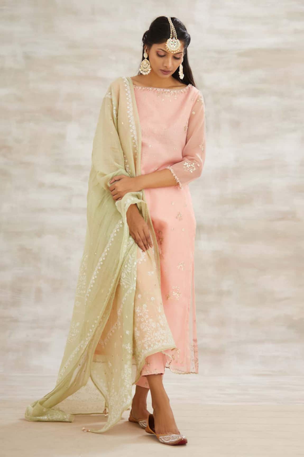 Mandira Wirk - Indian Organza Kurta Set