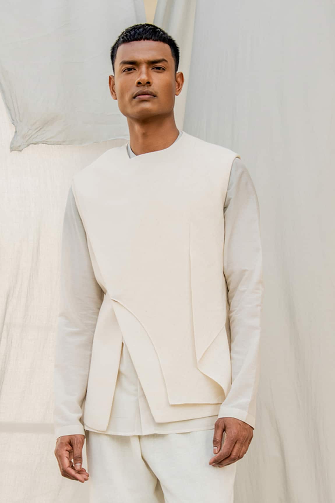 Antar Agni Handwoven Cotton Waistcoat