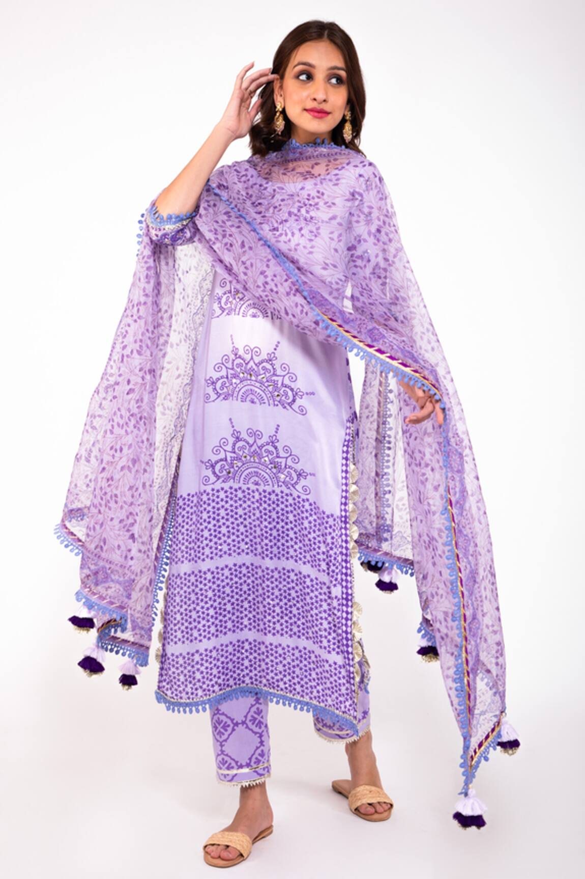 Maayera Jaipur Floral Print Kurta Set