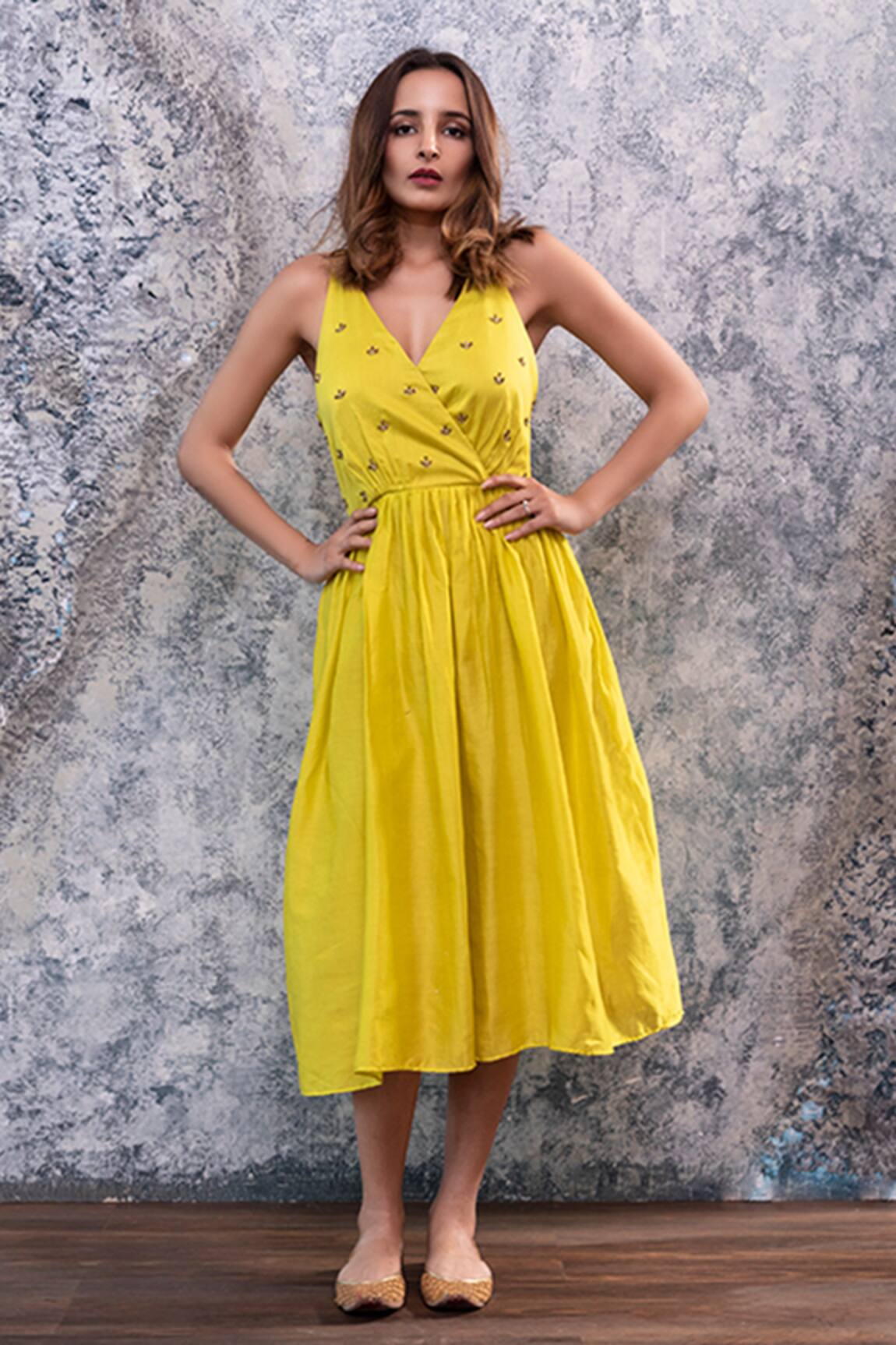 Nayantaara Embroidered Chanderi Silk Dress