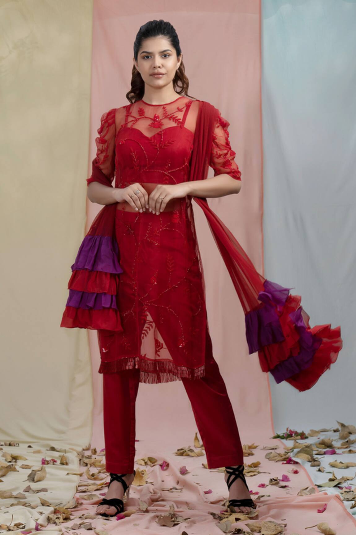 Nayantaara Embellished Kurta Set