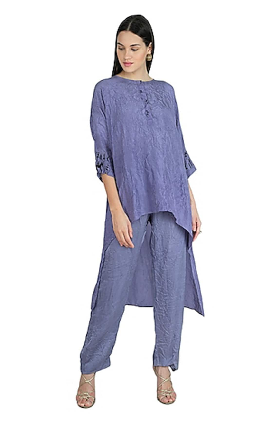 Nineteen89 Silk Kaftan Pant Set