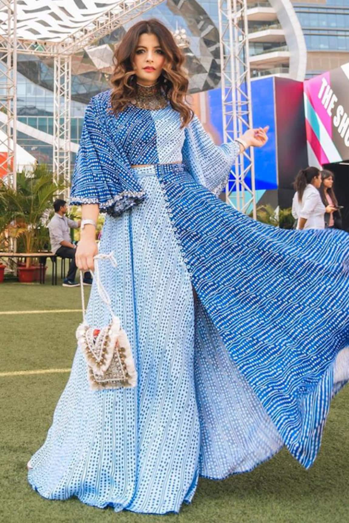 Punit Balana Printed Skirt Set