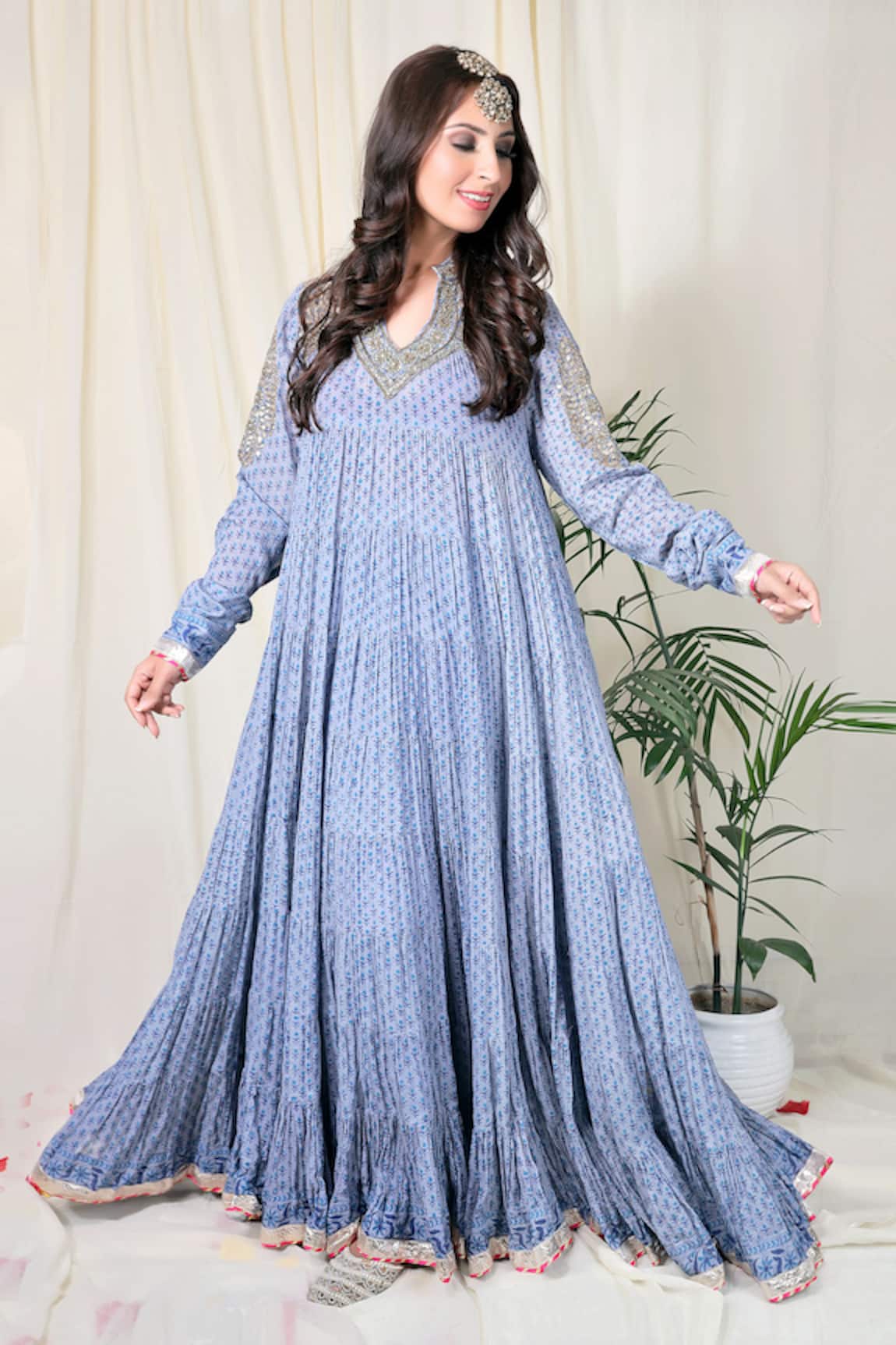 Nazar By Indu Embroidered Anarkali