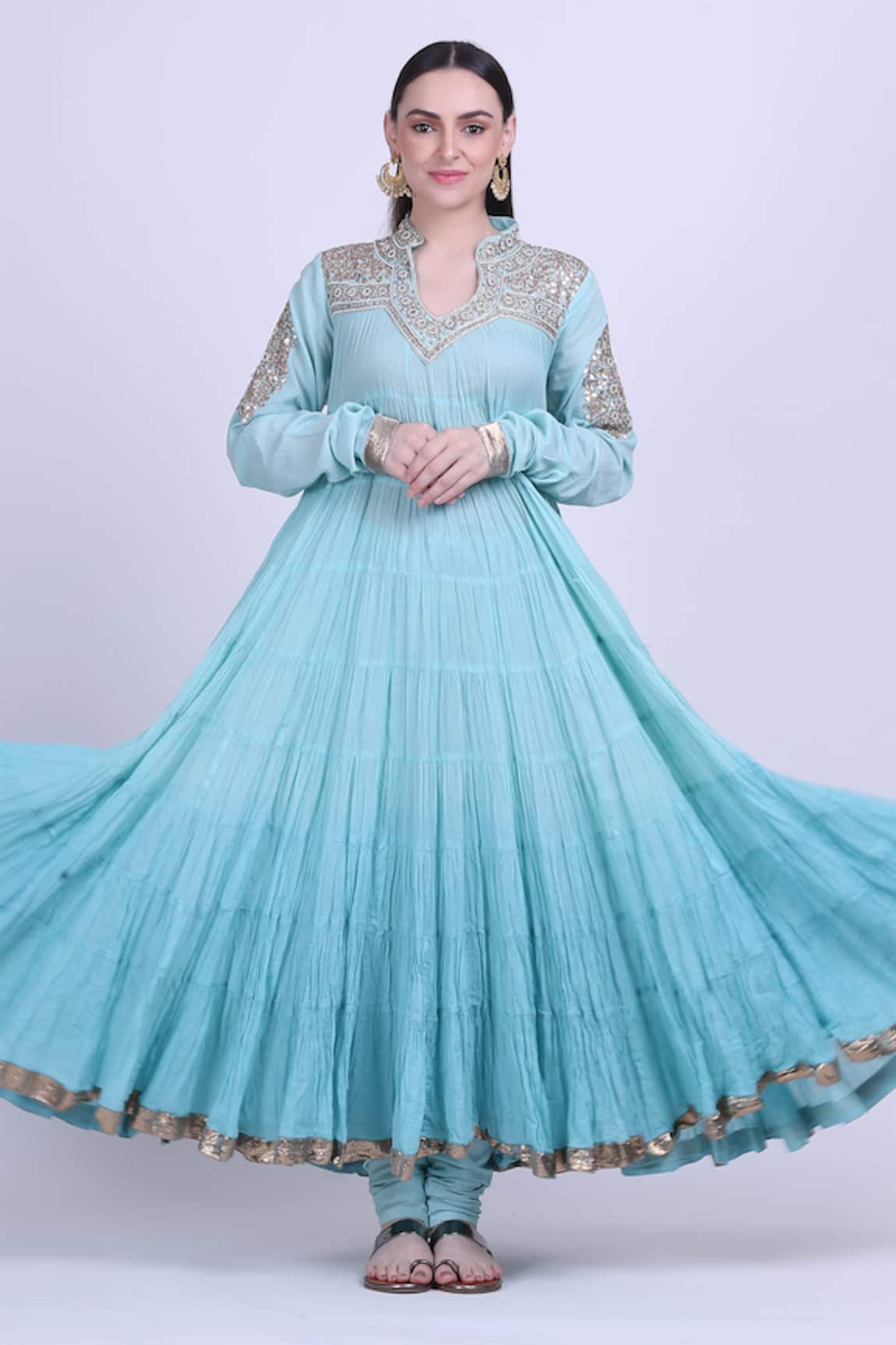 Nazar By Indu Embroidered Anarkali Set
