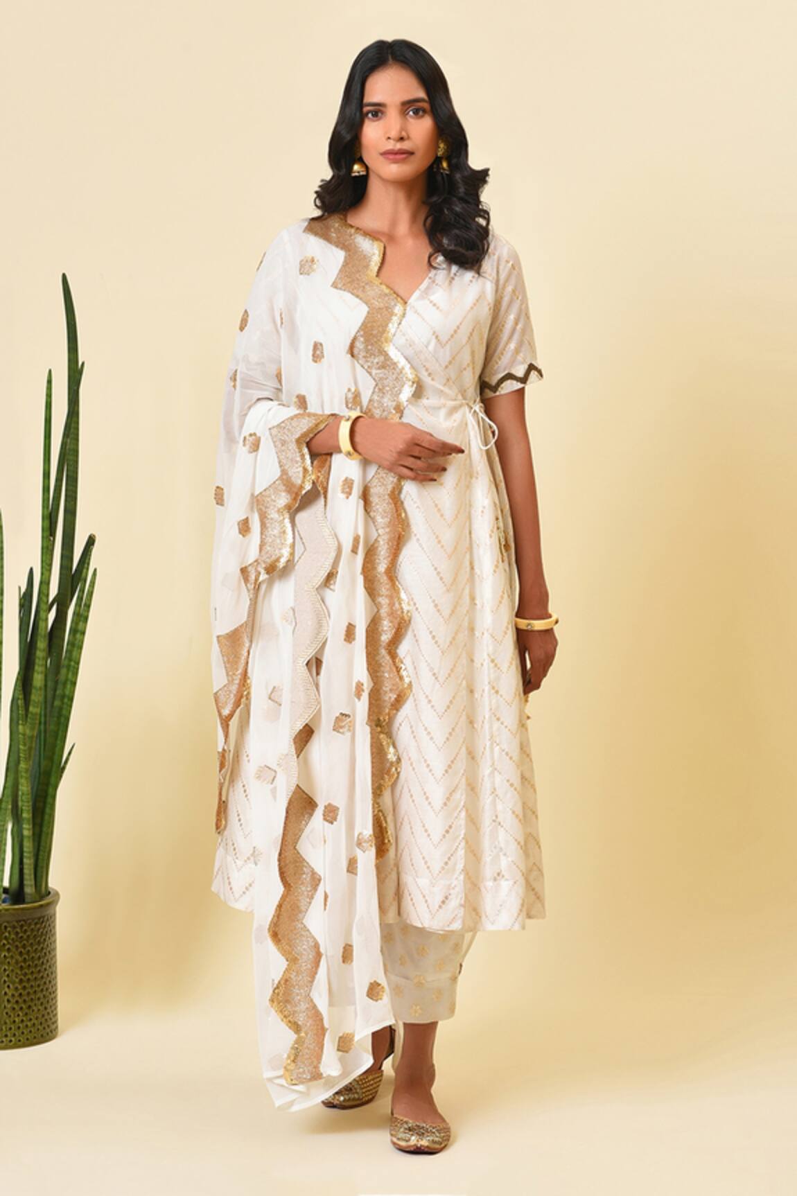 NUHH Chanderi Kurta Set 