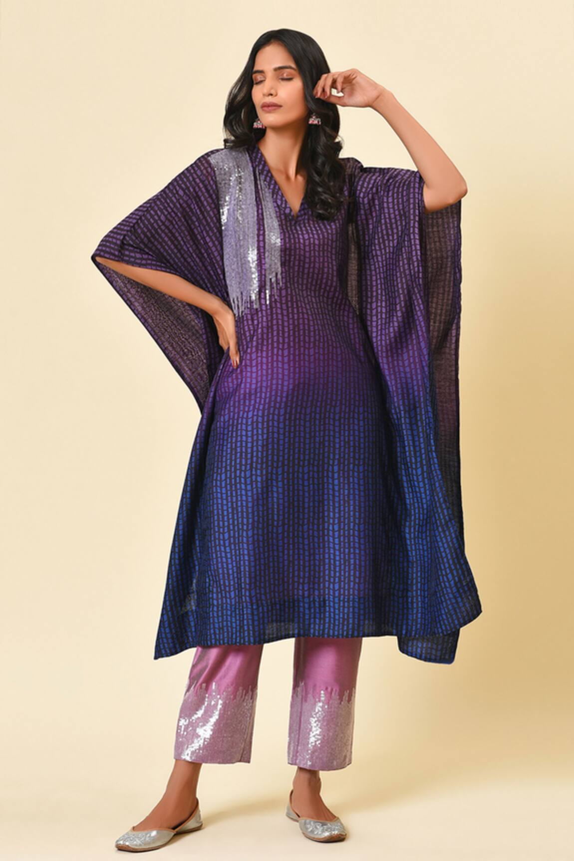 NUHH Chanderi Kurta Set 