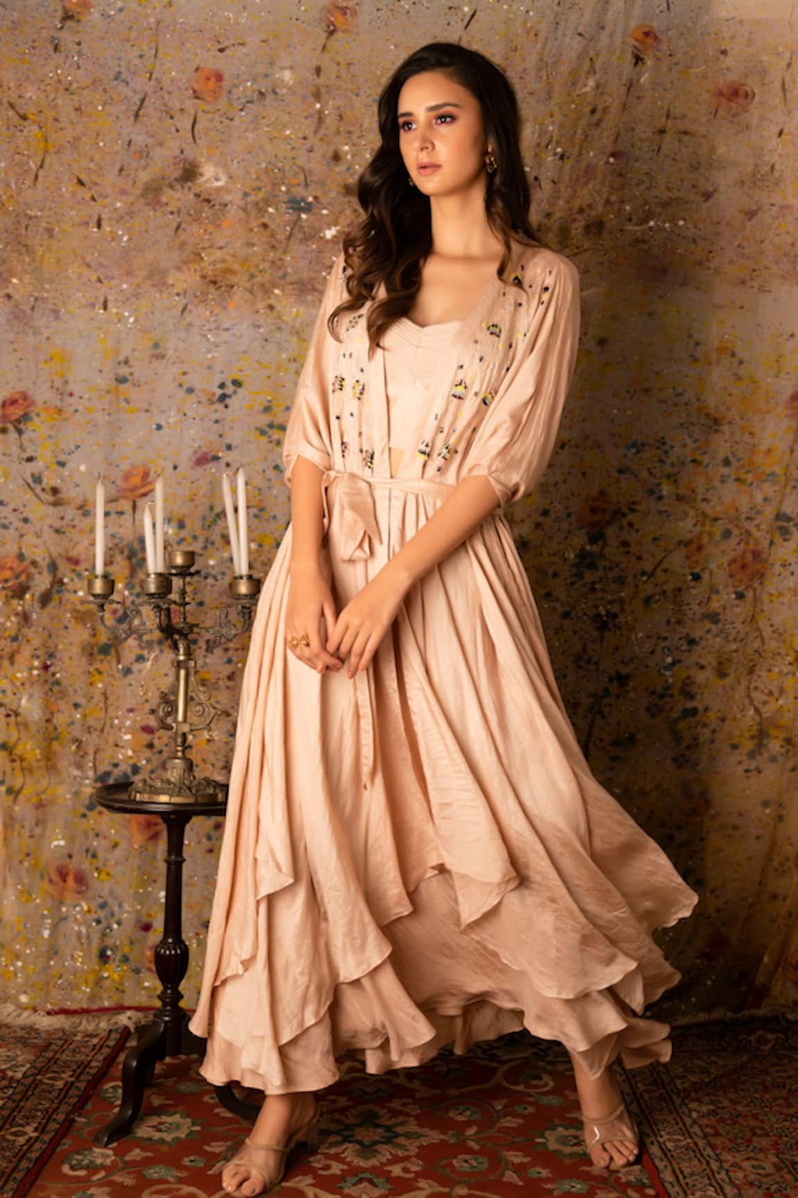 Vaani Beswal Nirad Mulberry Silk Kurta Set 