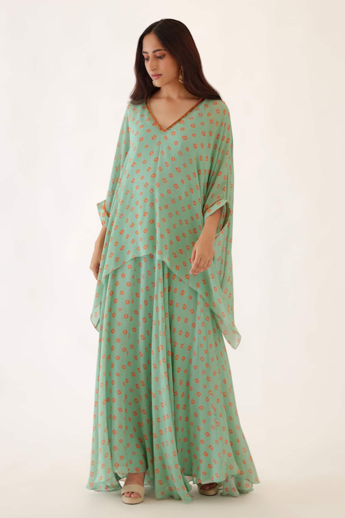 Nikasha Printed Tunic & Skirt Set 