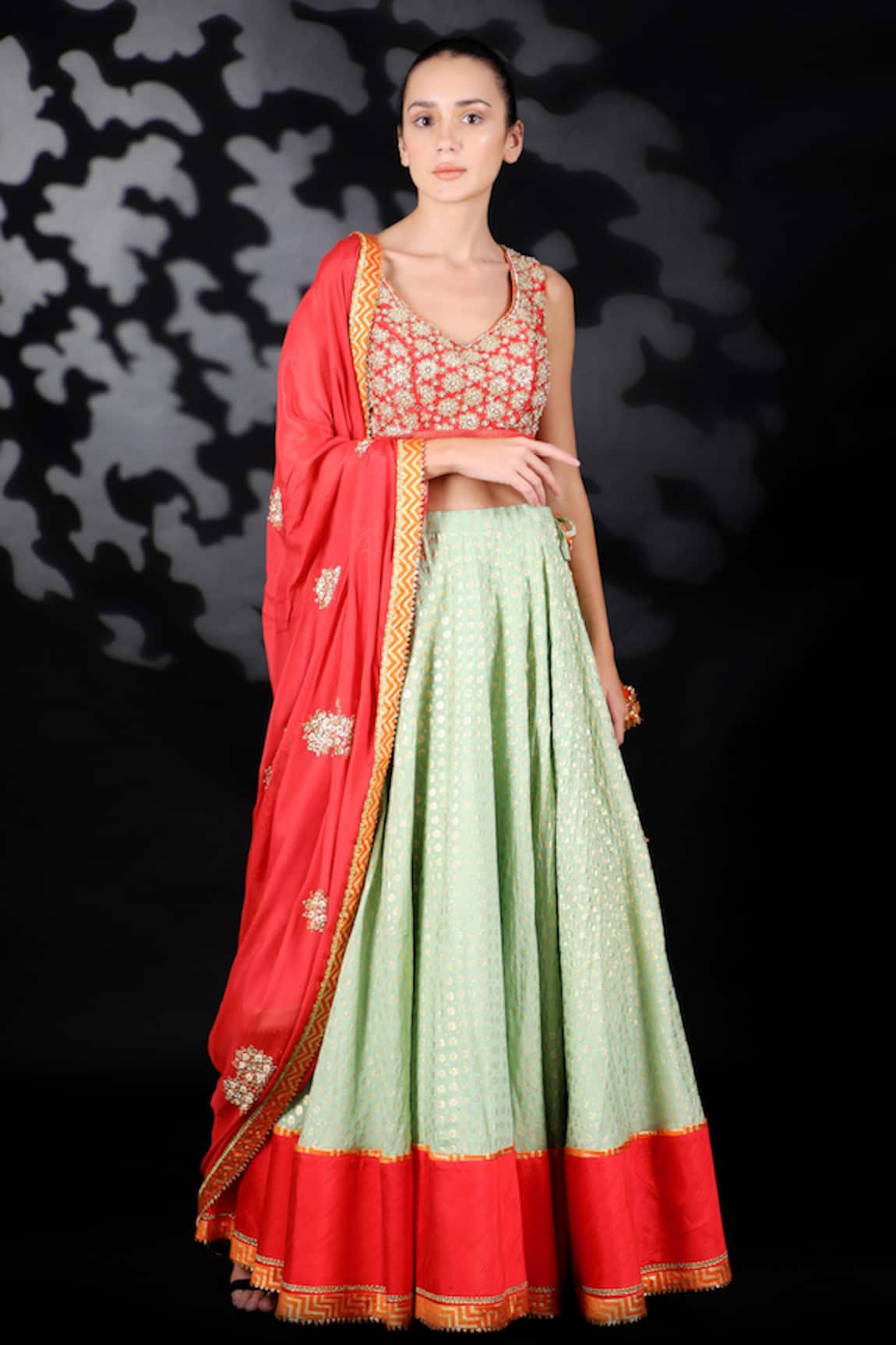 Nikasha Printed Lehenga Set 