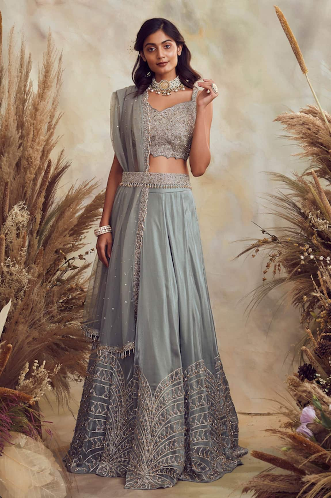 Niamh By Kriti Embroidered Bridal Lehenga Set