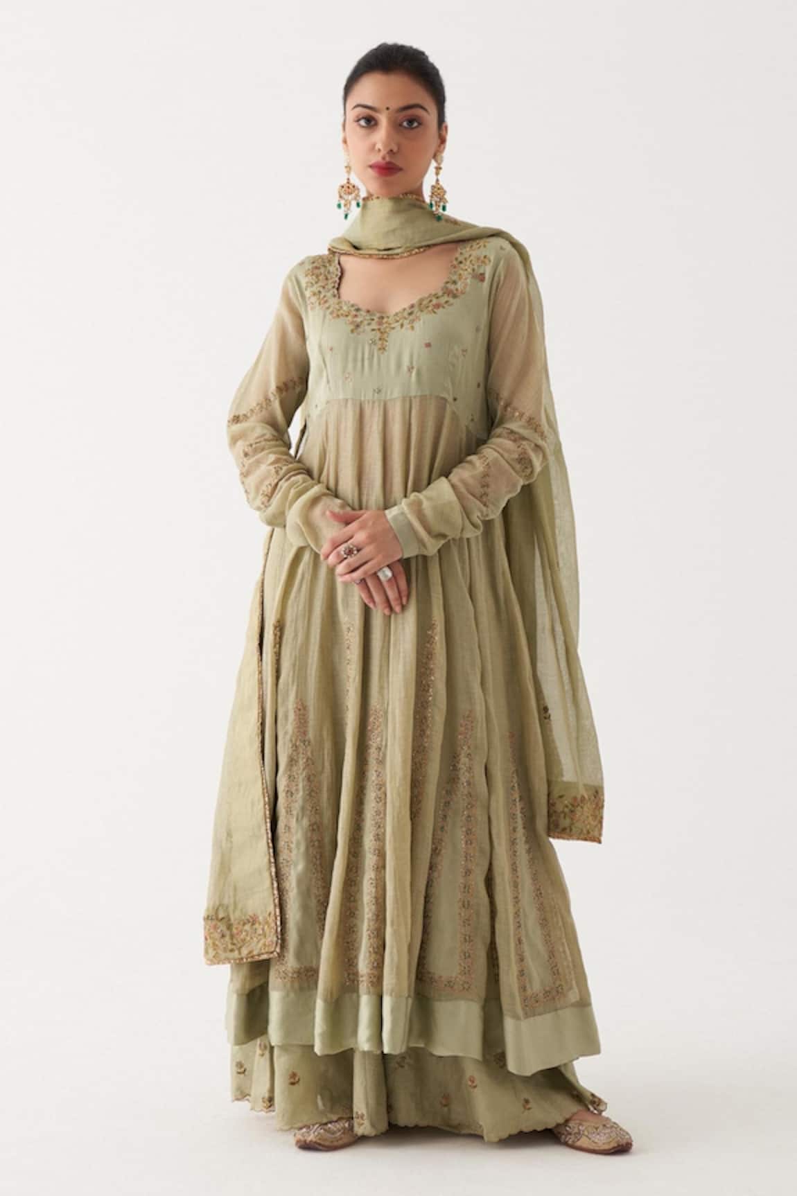 Rhua Noor Embroidered Anarkali Set 