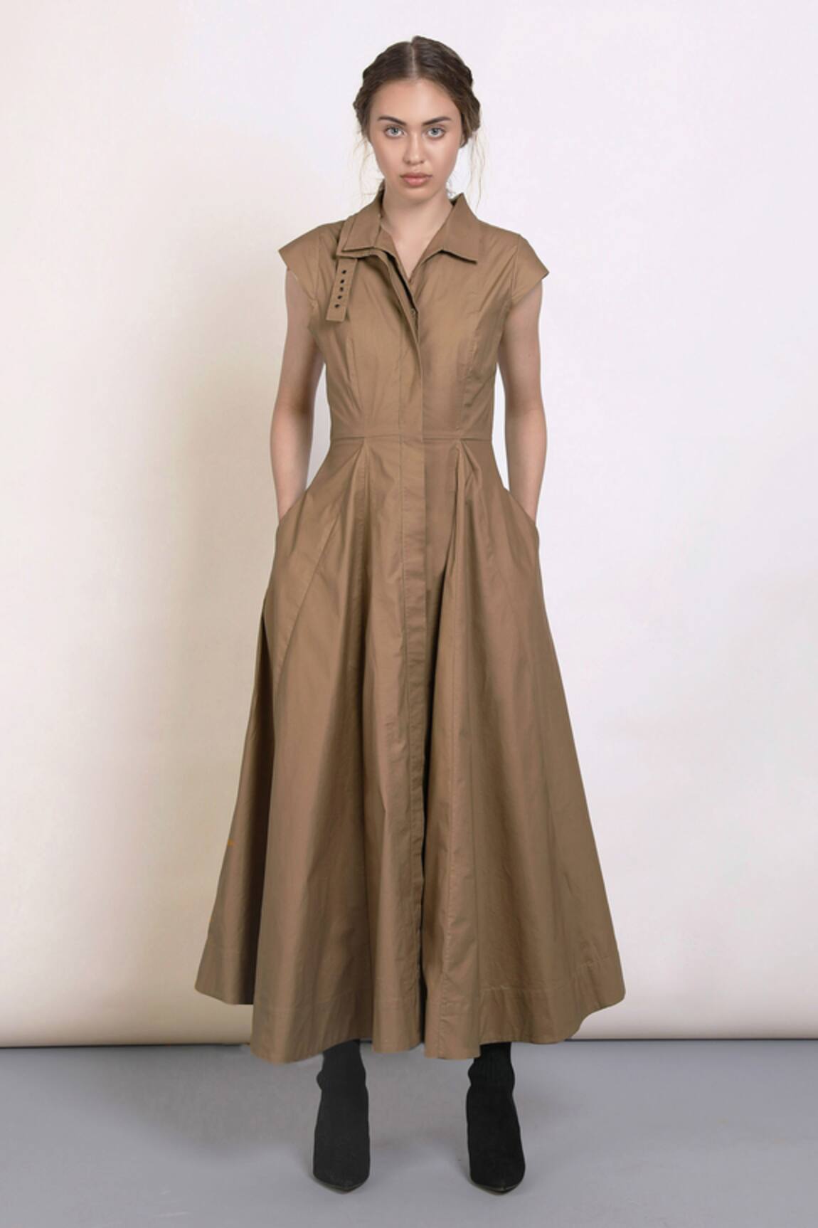 Notebook Flared Dress