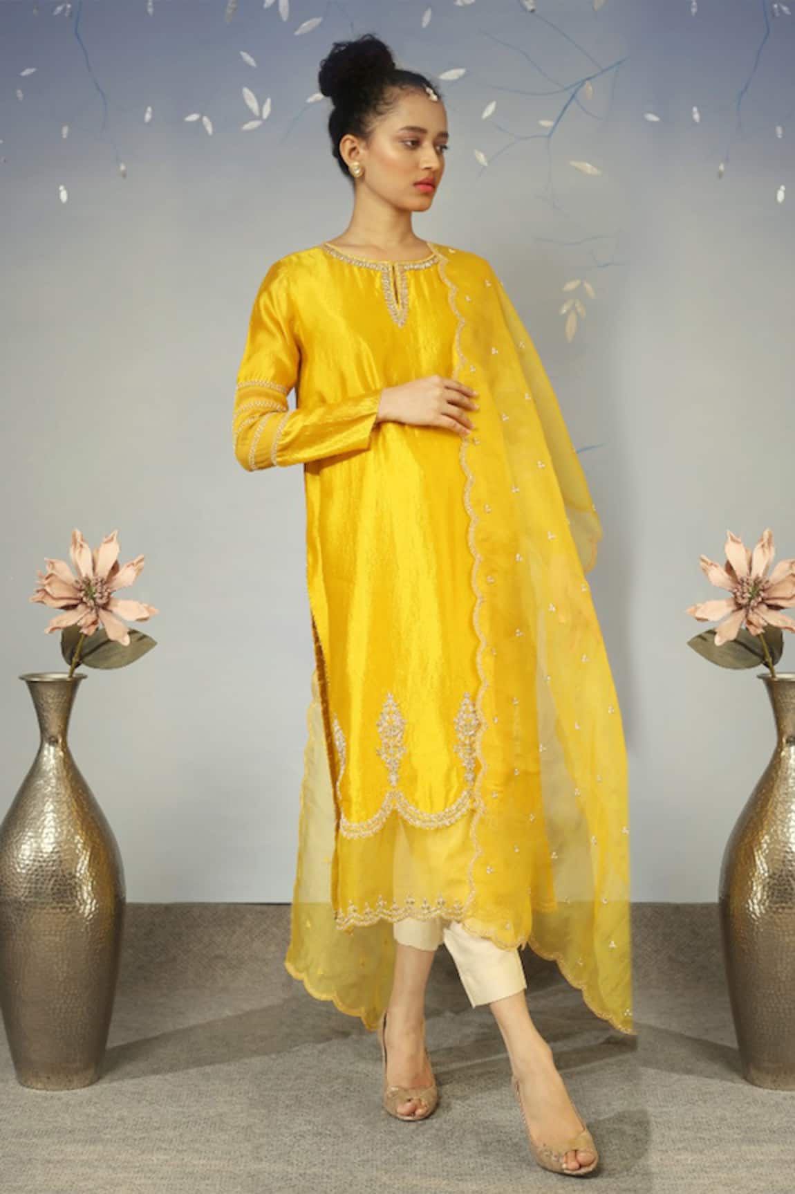 Neha Poddar Silk Kurta Set 