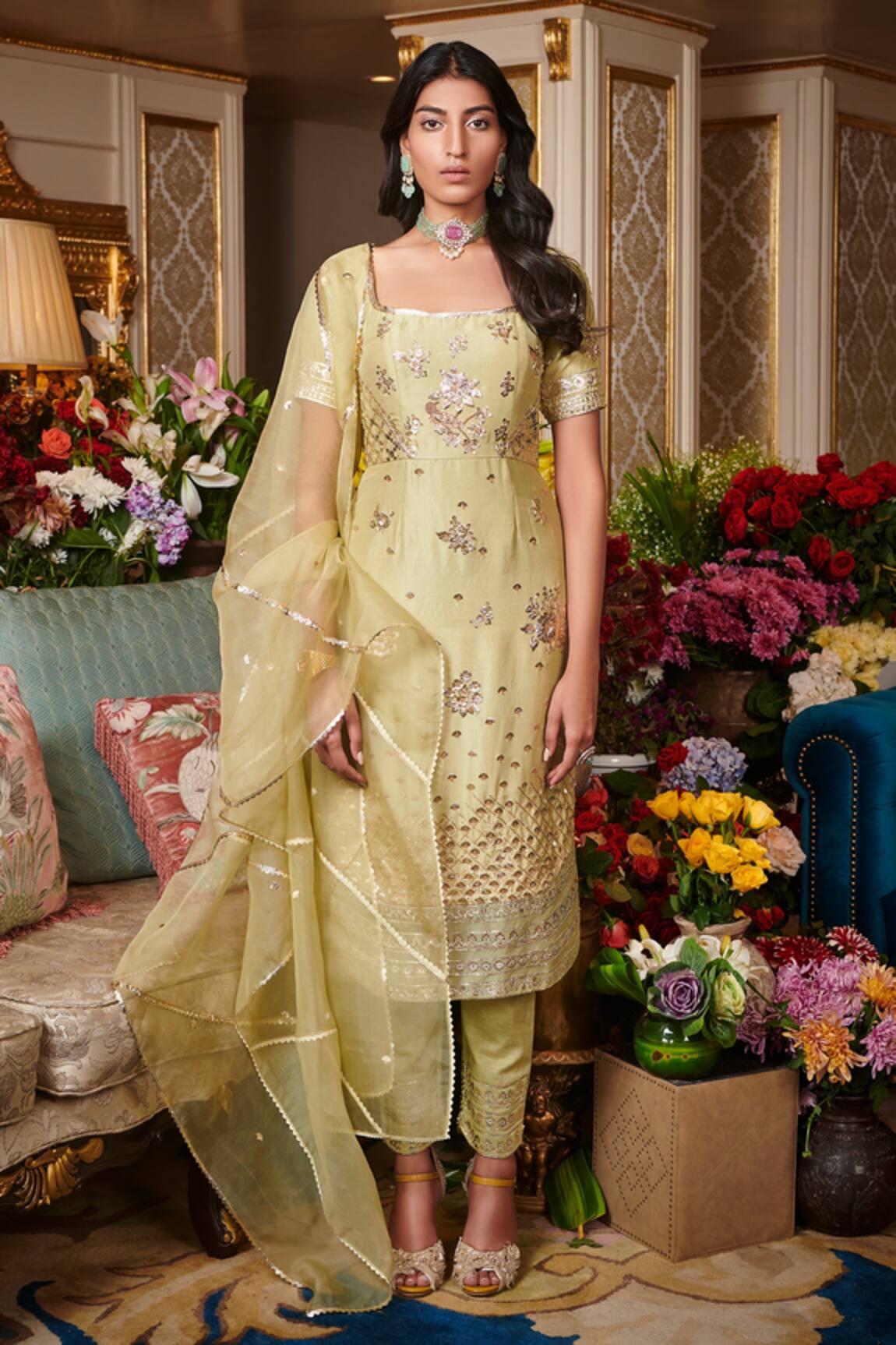 Sahil Kochhar Embroidered Kurta Set