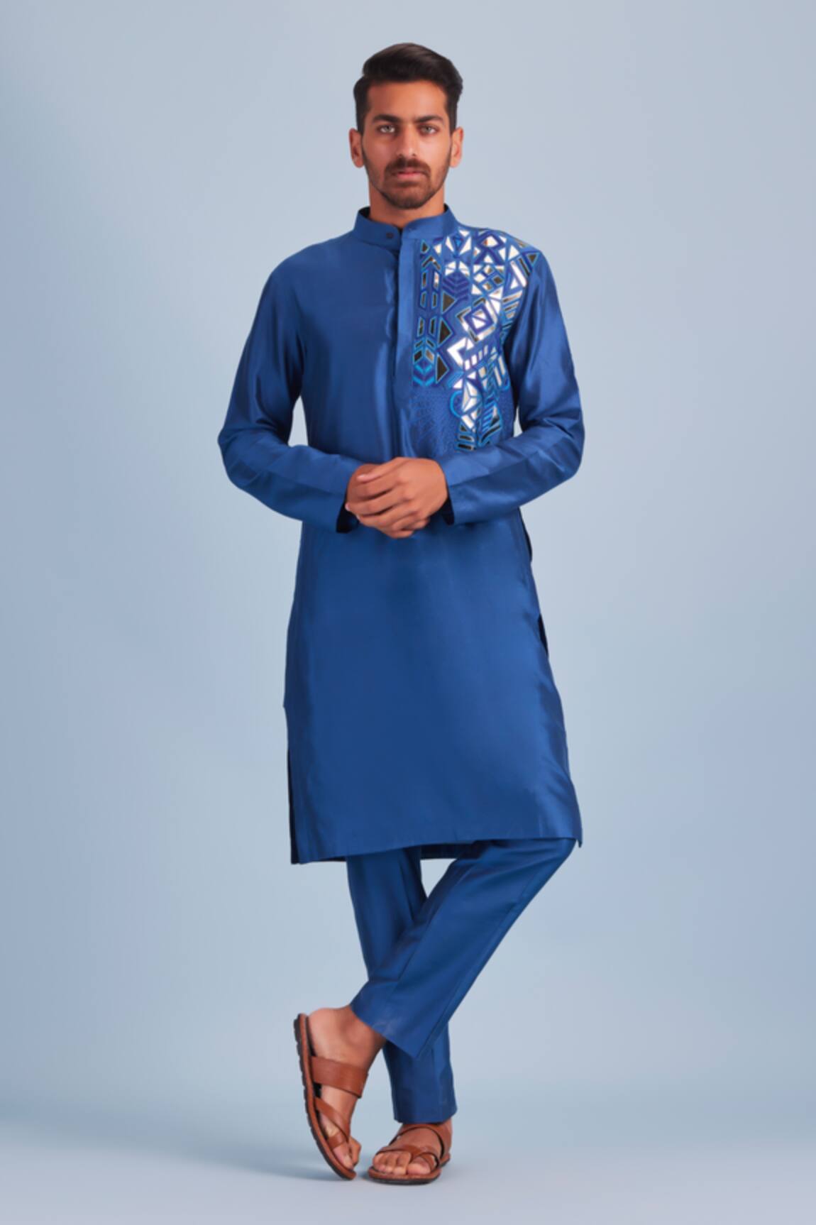 DiyaRajvvir Abstract Embroidered Kurta