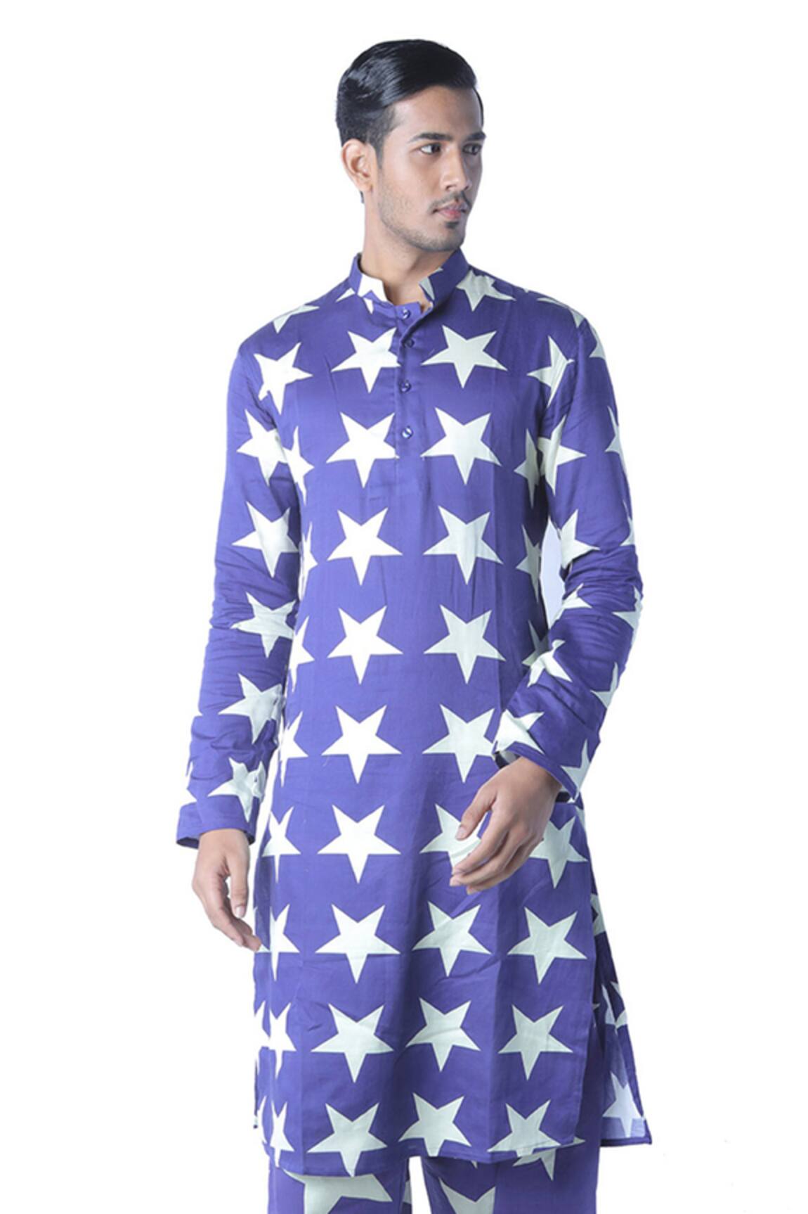 Debarun Printed Kurta & Pant Set