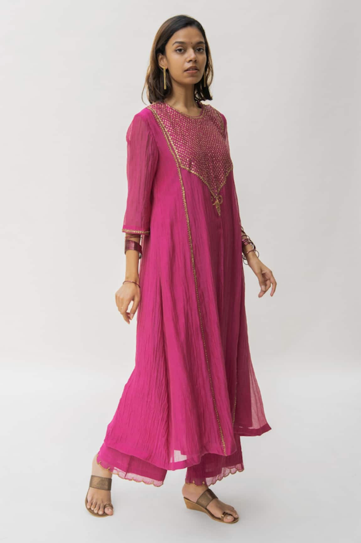 Nirjara Firdaus Abha Kurta & Palazzo Set 