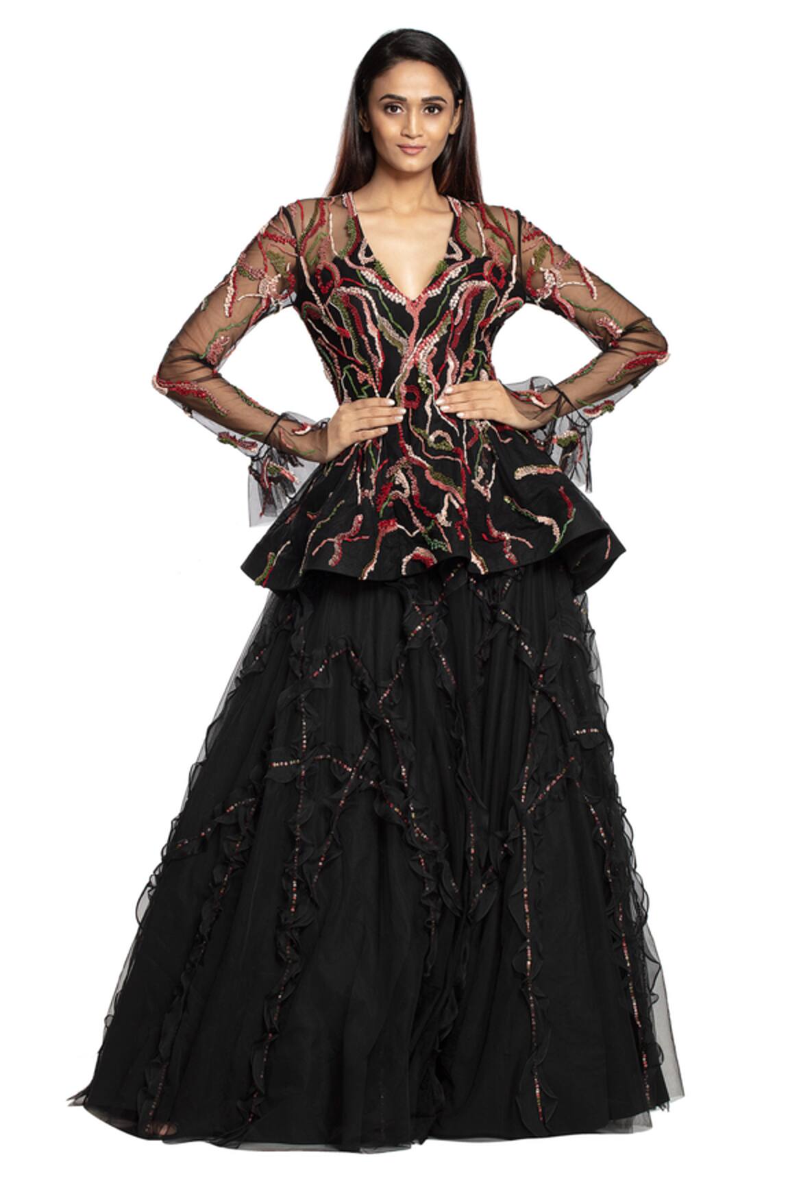 Ohaila Khan Tulle Embellished Skirt