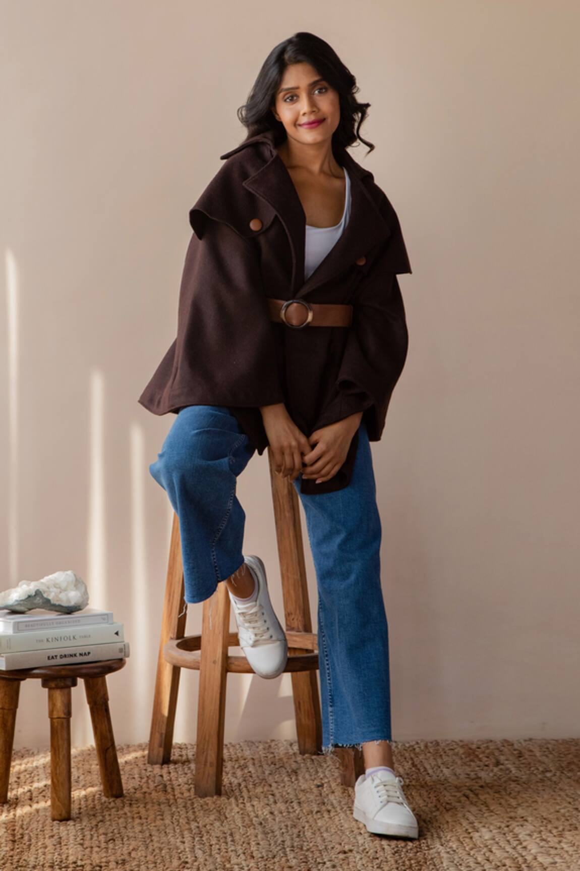 Rhe-Ana Jaz Wool Cape 