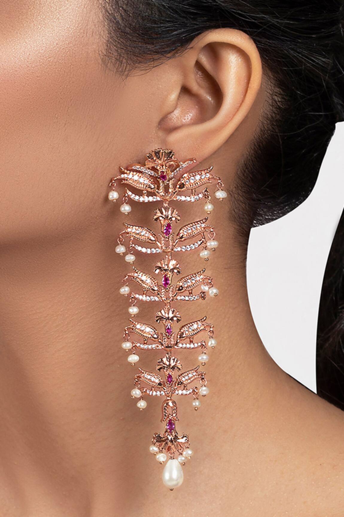 Opalina Soulful Jewellery Bead Drop Tiered Chandeliers