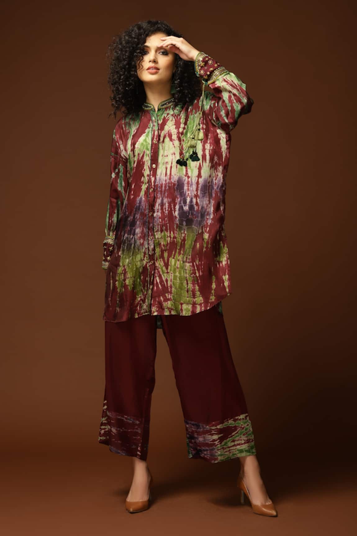Capisvirleo Tie Dye Tunic & Pant Set 