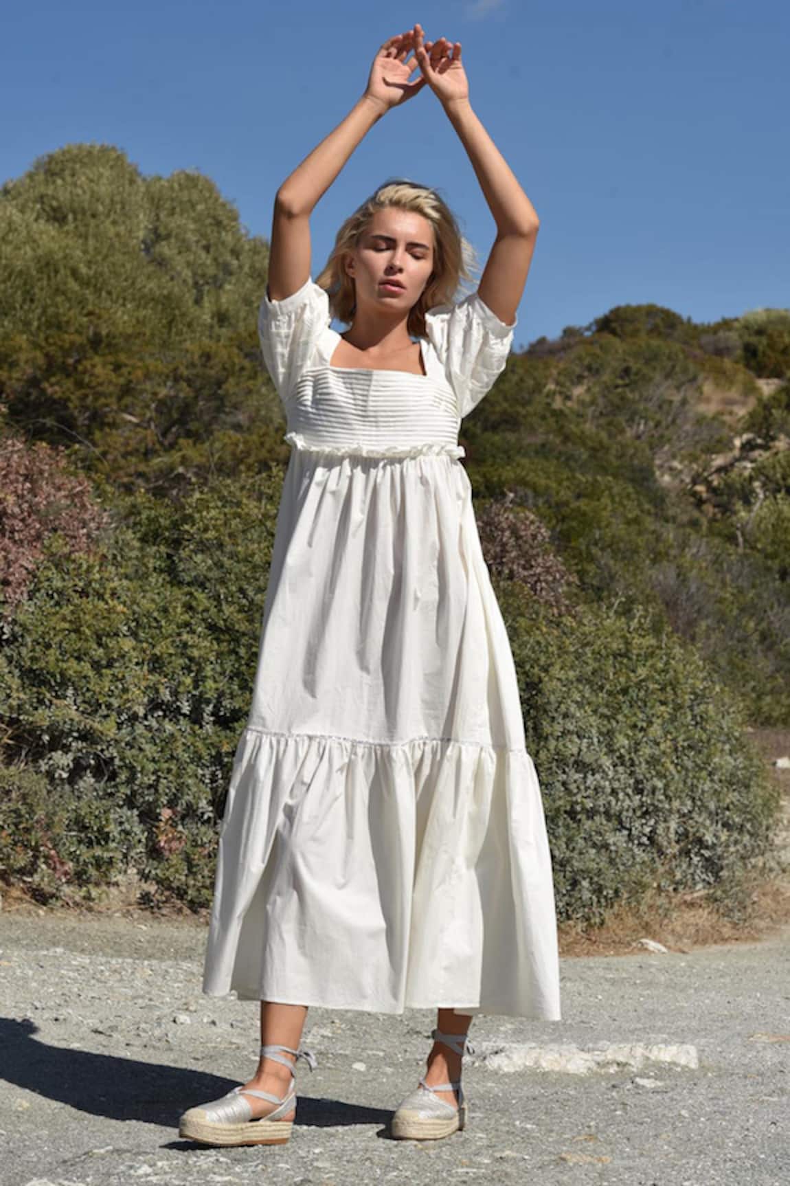 Shruti Sancheti Puff Sleeve Dress 