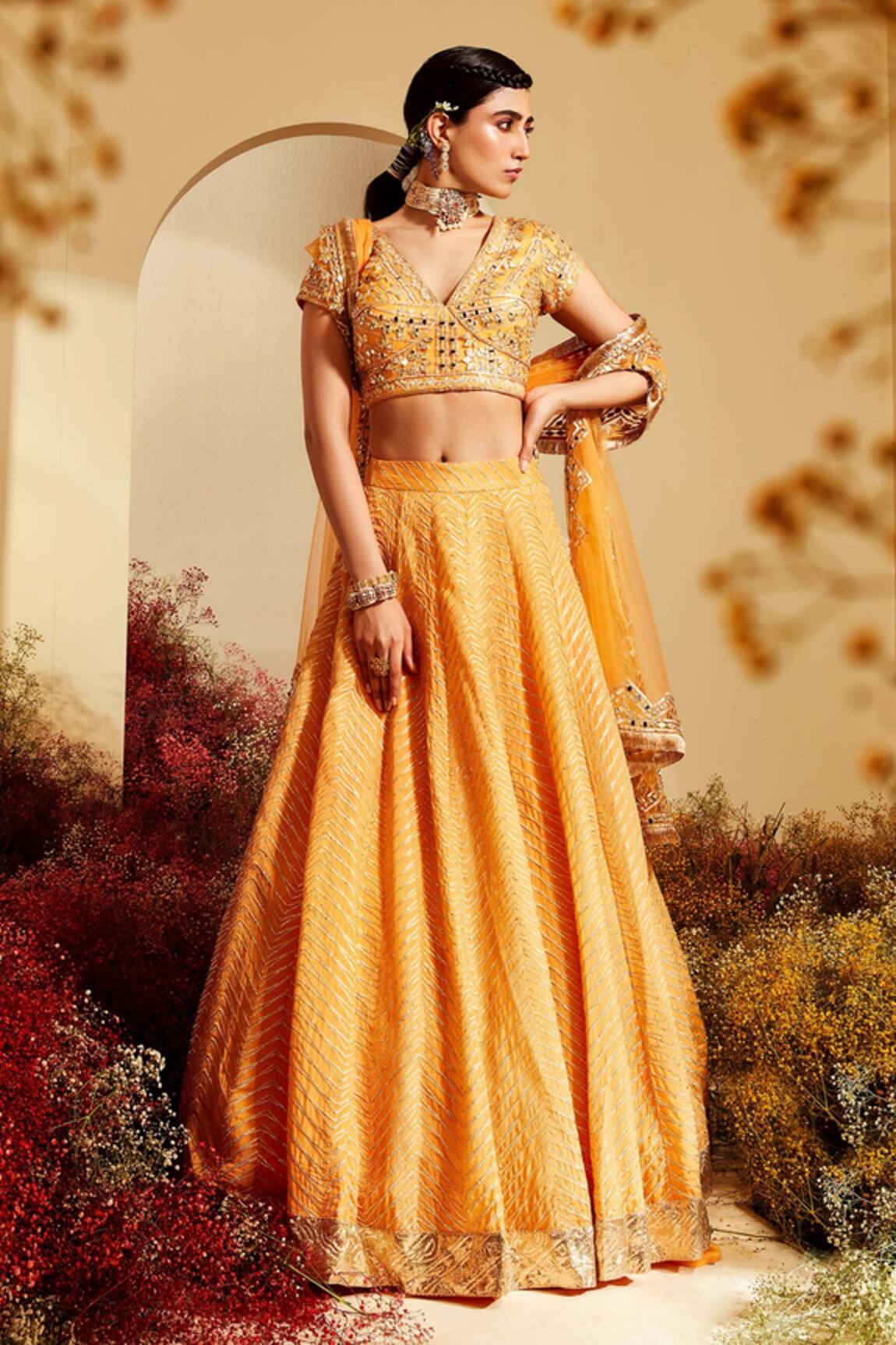 Priyaa Embroidered Lehenga Set