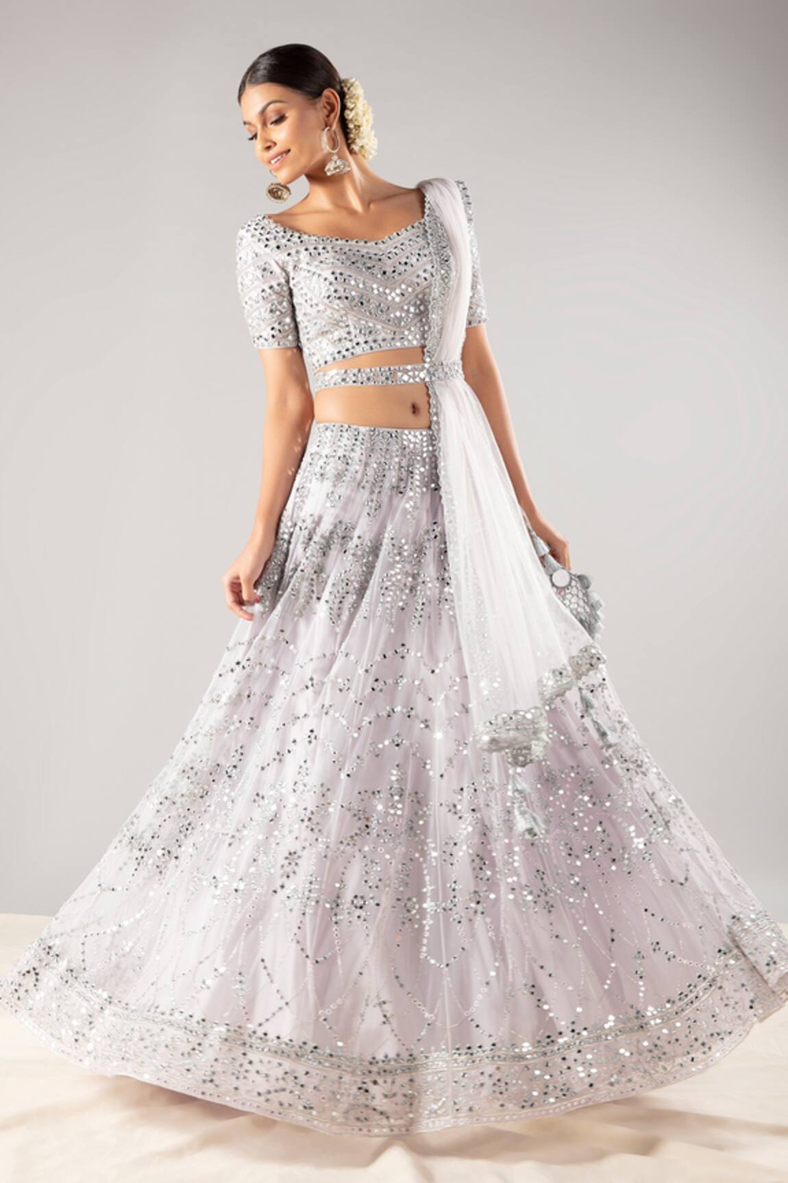 Priyaa Embroidered Bridal Lehenga Set