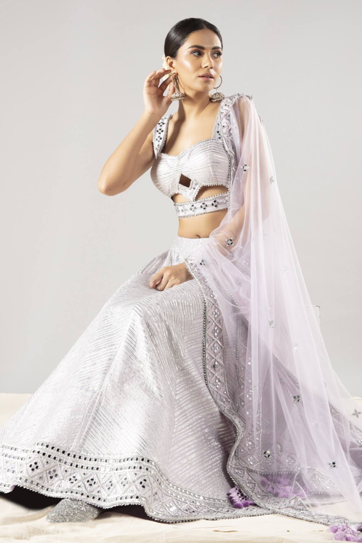 Priyaa Embroidered Bridal Lehenga Set