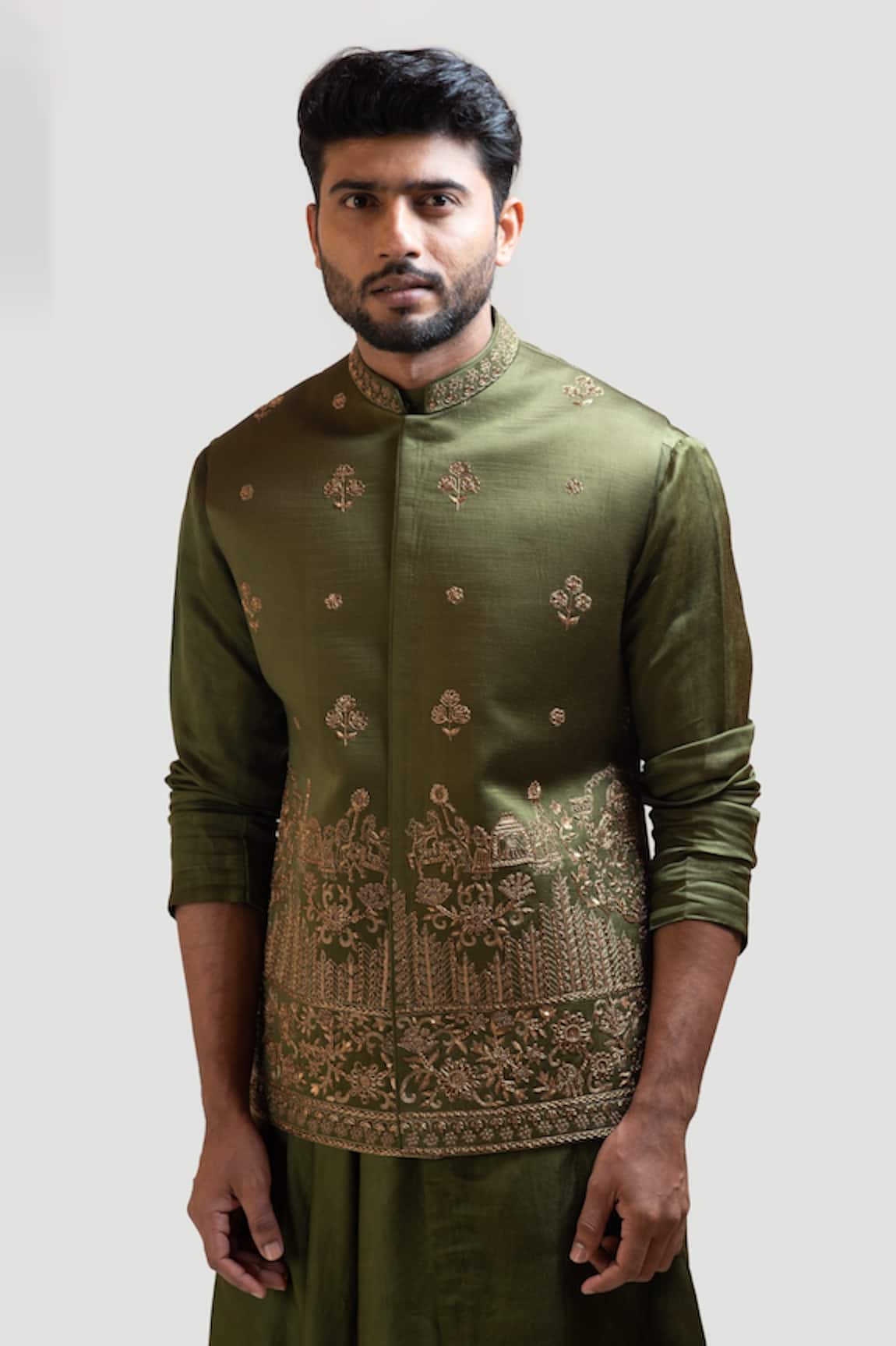 Paarsh Embroidered Nehru Jacket 