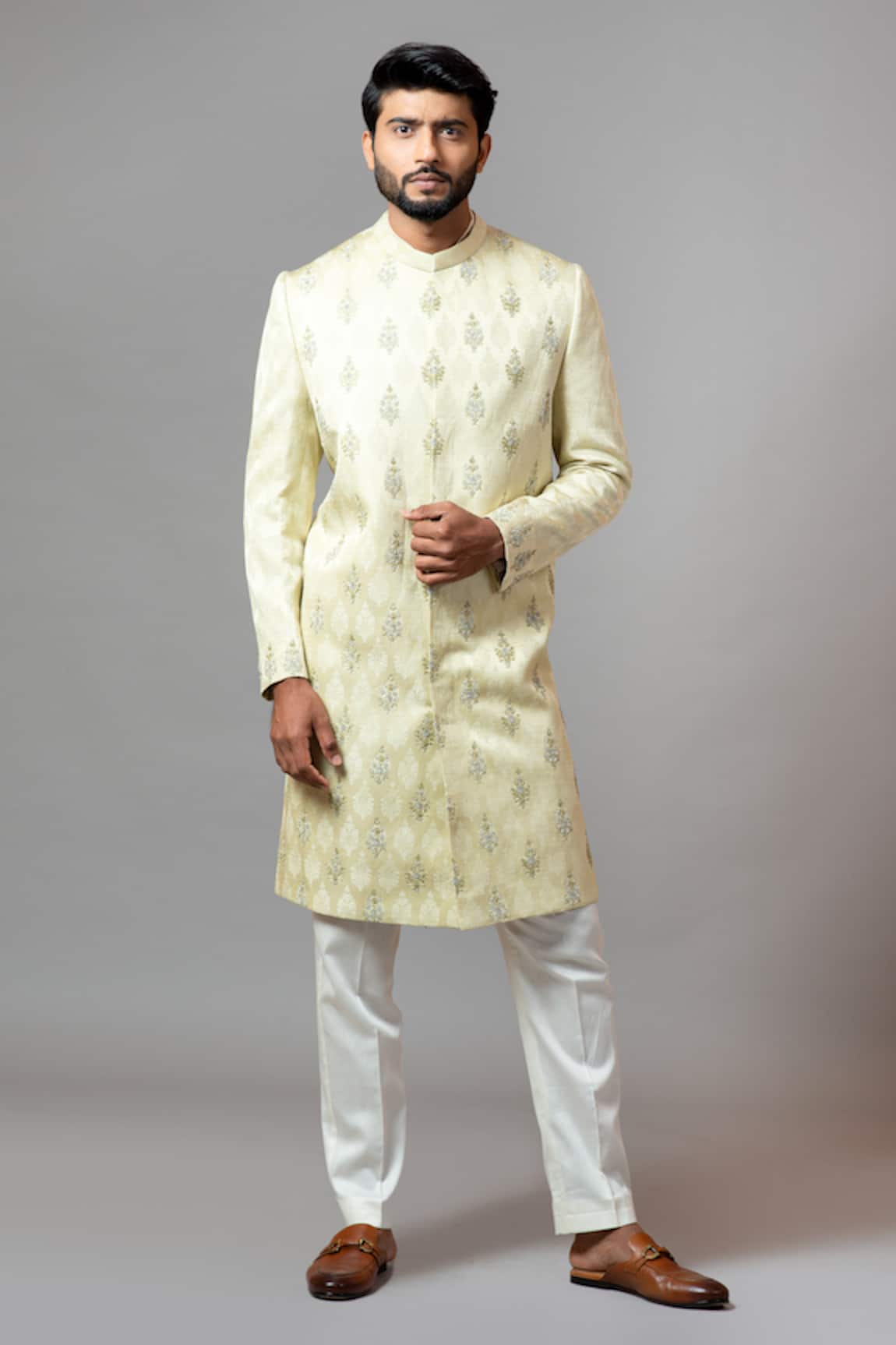 PAARSH Embroidered Sherwani Set 