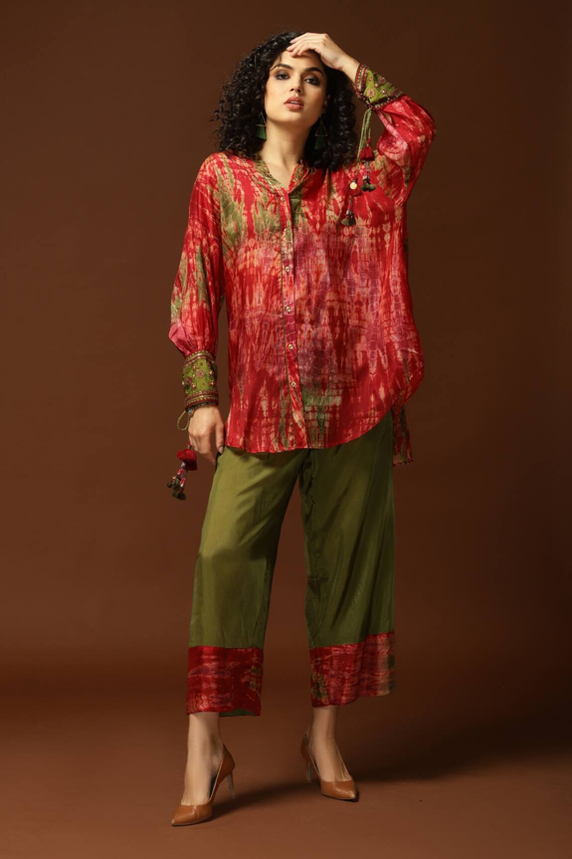 Capisvirleo Tie Dye Tunic & Pant Set 