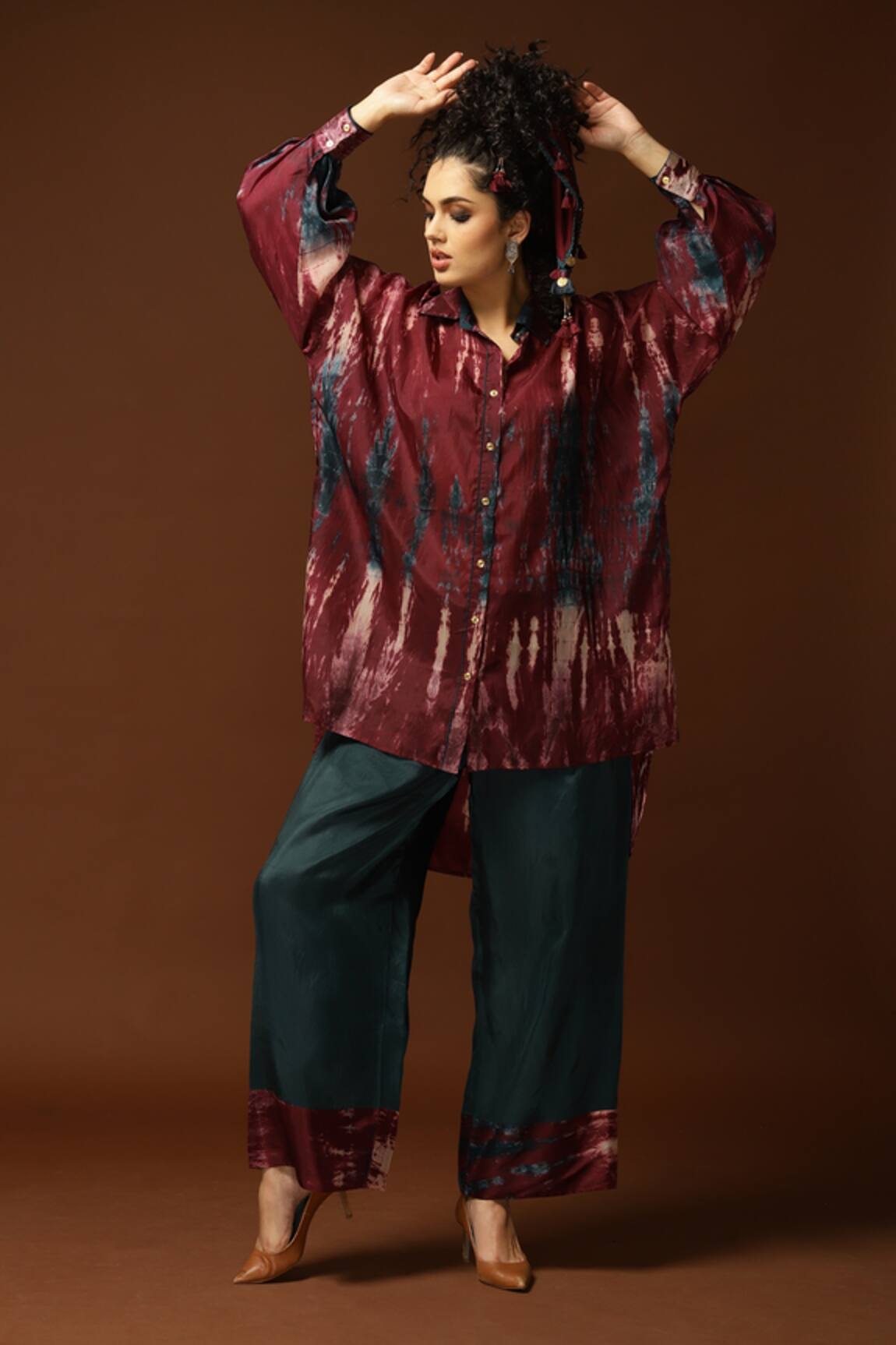 Capisvirleo Tie Dye Tunic & Pant Set 