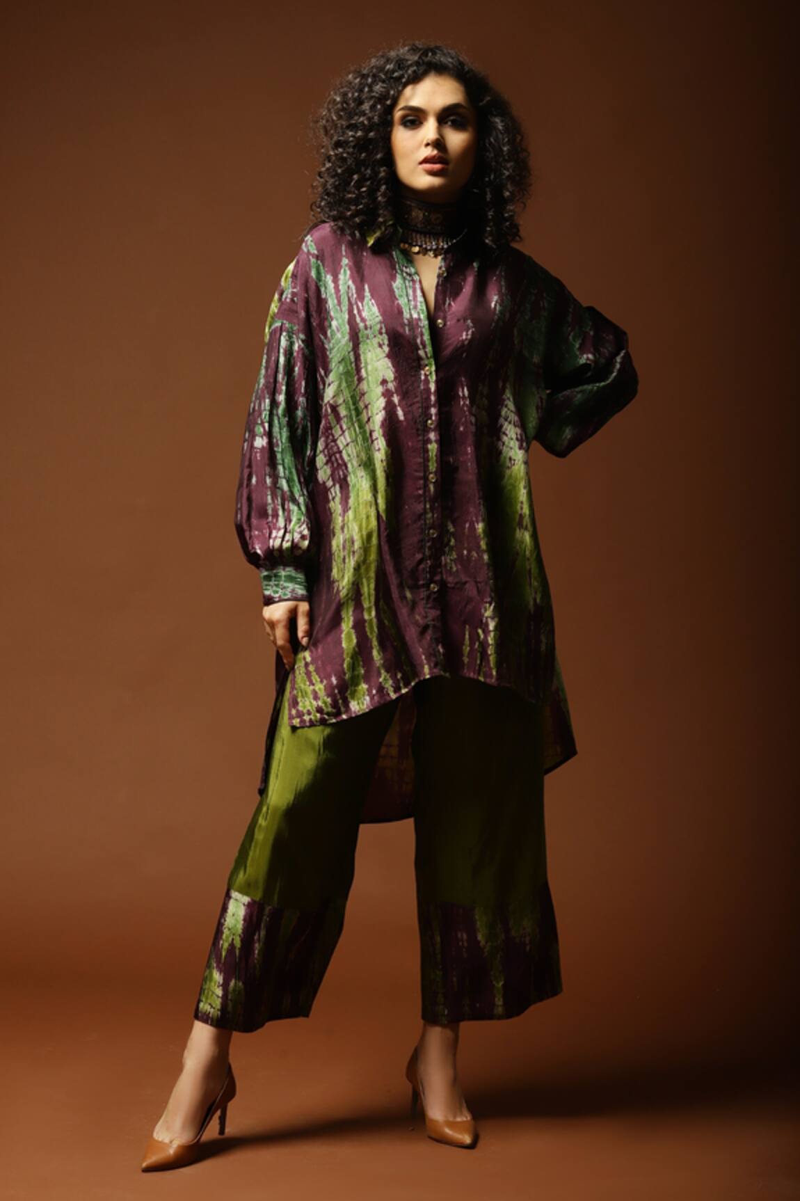 Capisvirleo Tie Dye Tunic & Pant Set 