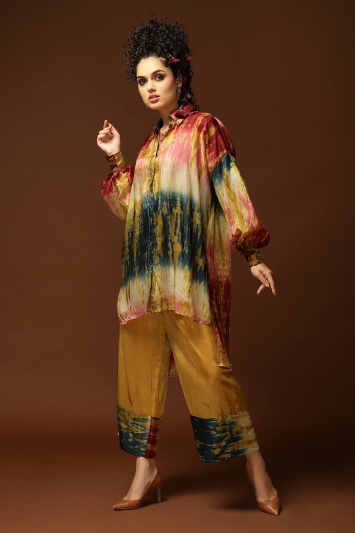 Capisvirleo Tie Dye Tunic & Pant Set 