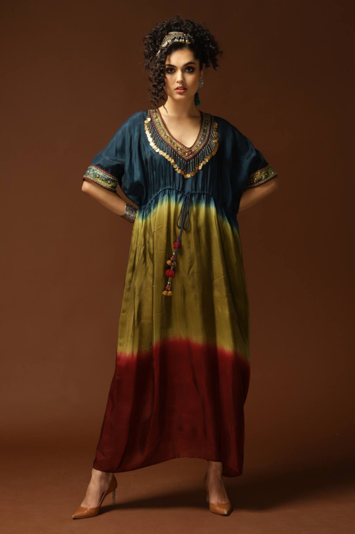 Capisvirleo Tie & Dye Kaftan 
