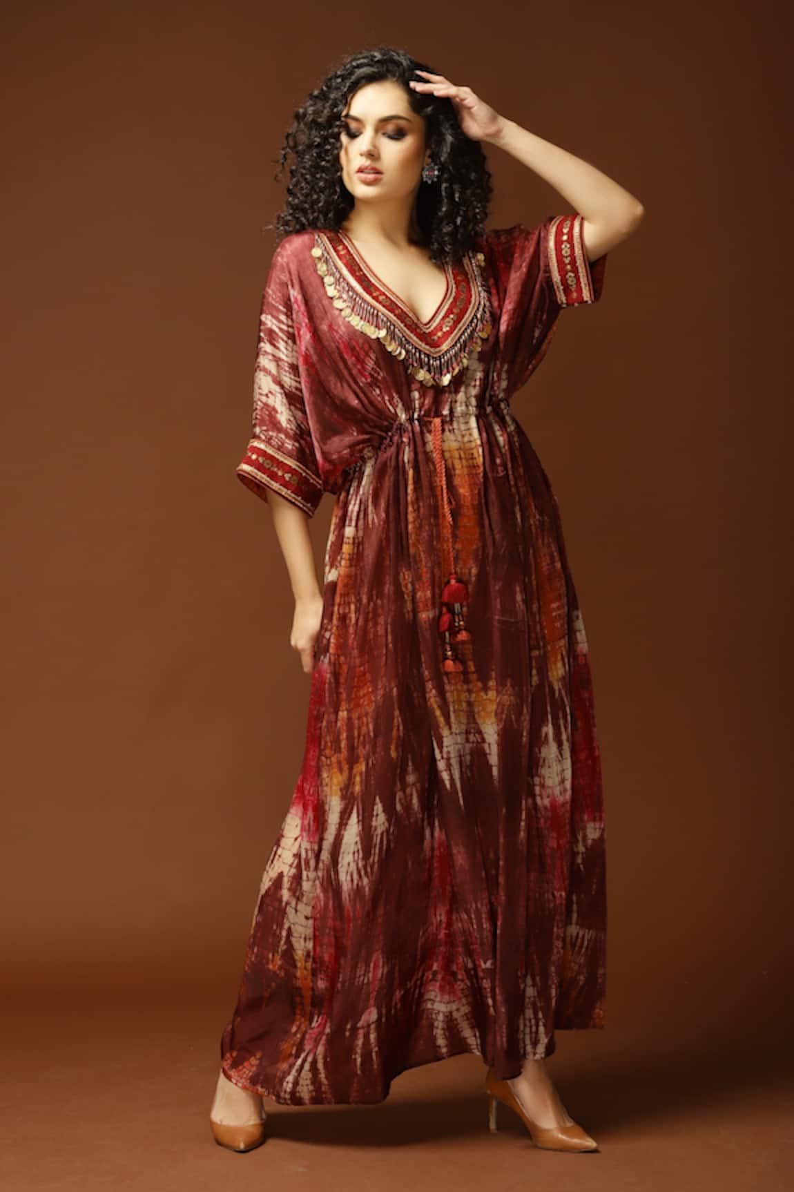Capisvirleo Tie & Dye Kaftan 