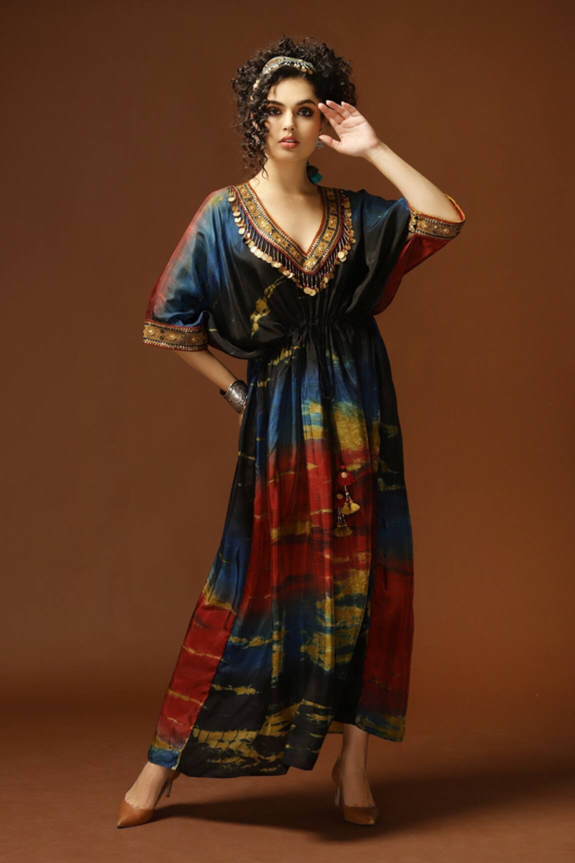 Capisvirleo Tie & Dye Kaftan 