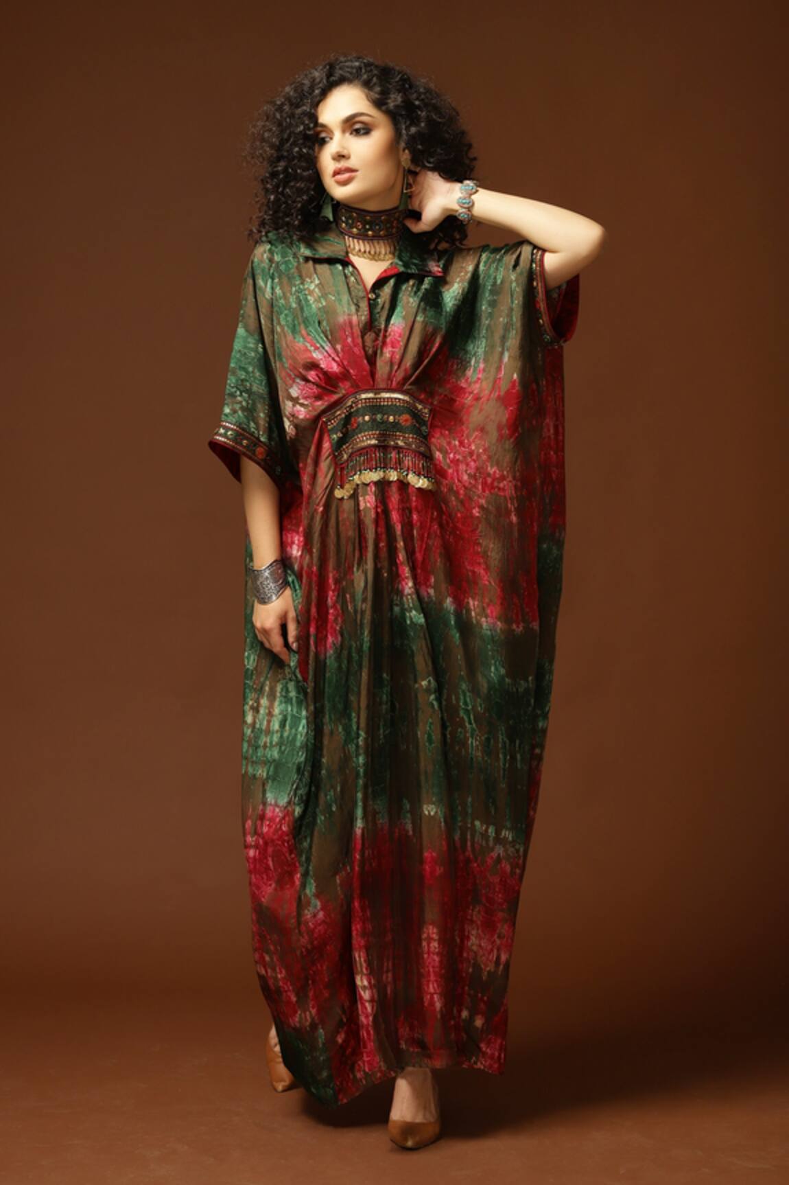 Capisvirleo Tie & Dye Kaftan 