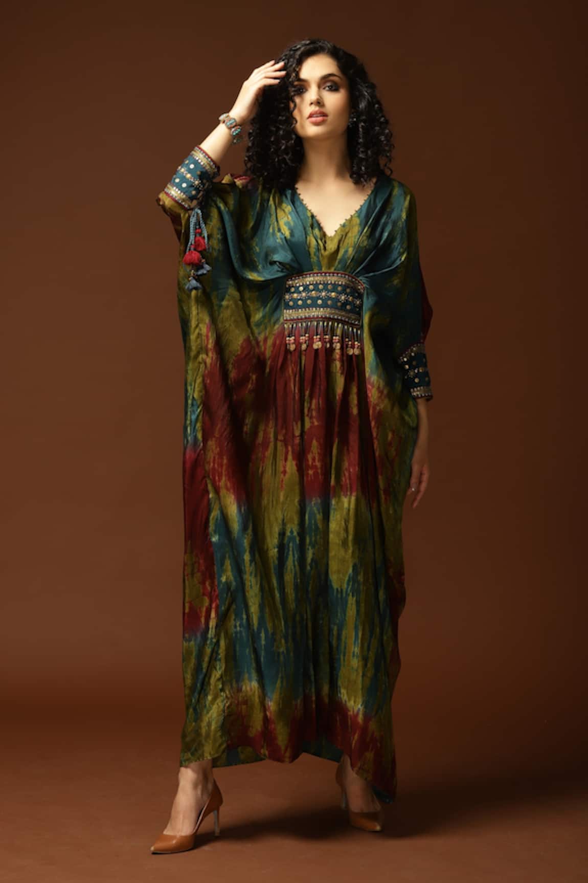 Capisvirleo Tie & Dye Kaftan 