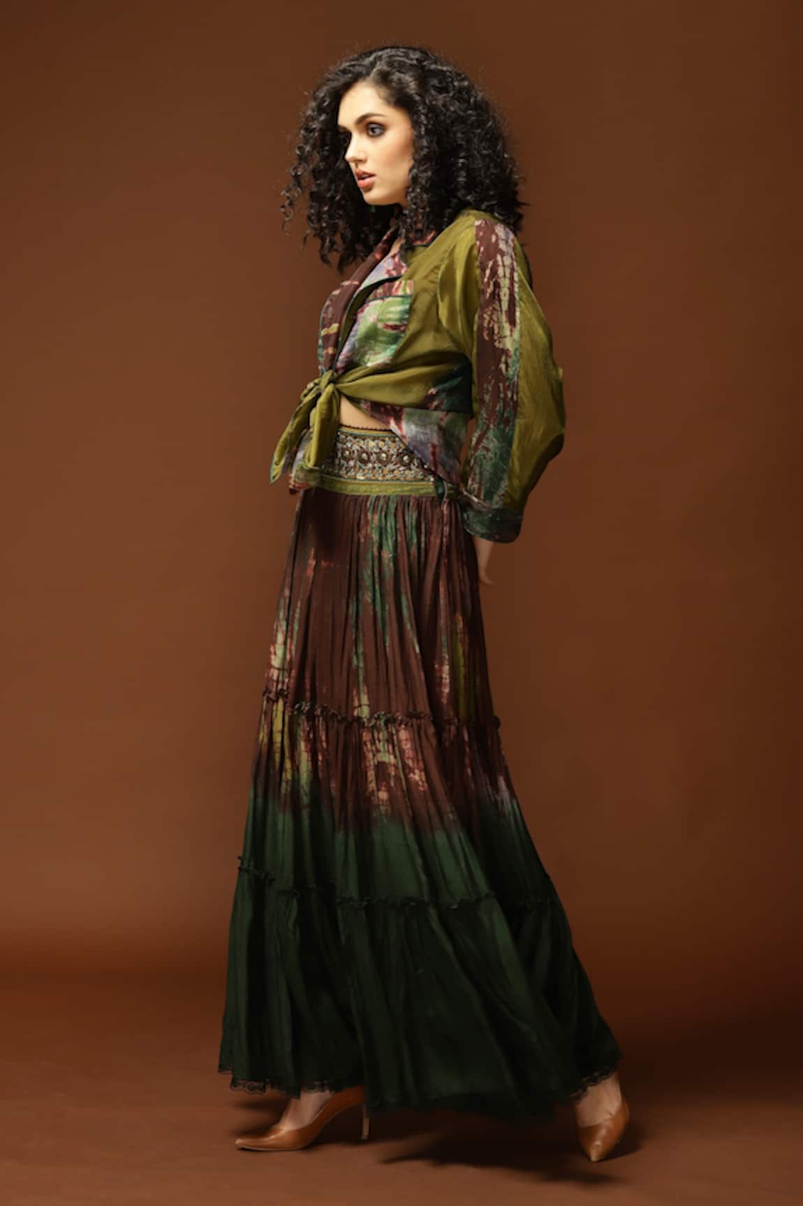 Capisvirleo Tie & Dye Skirt 