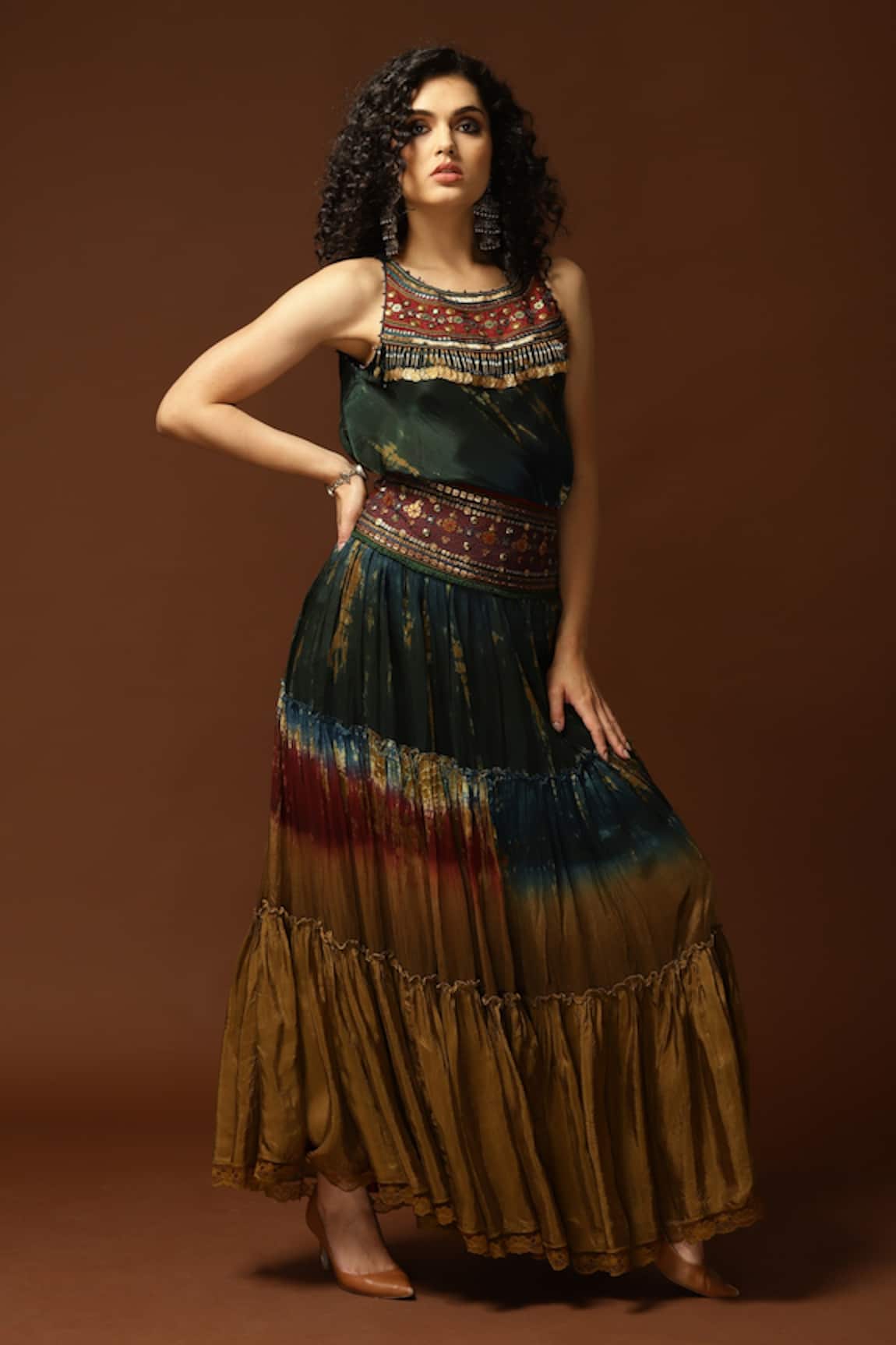 Capisvirleo Tie & Dye Skirt 