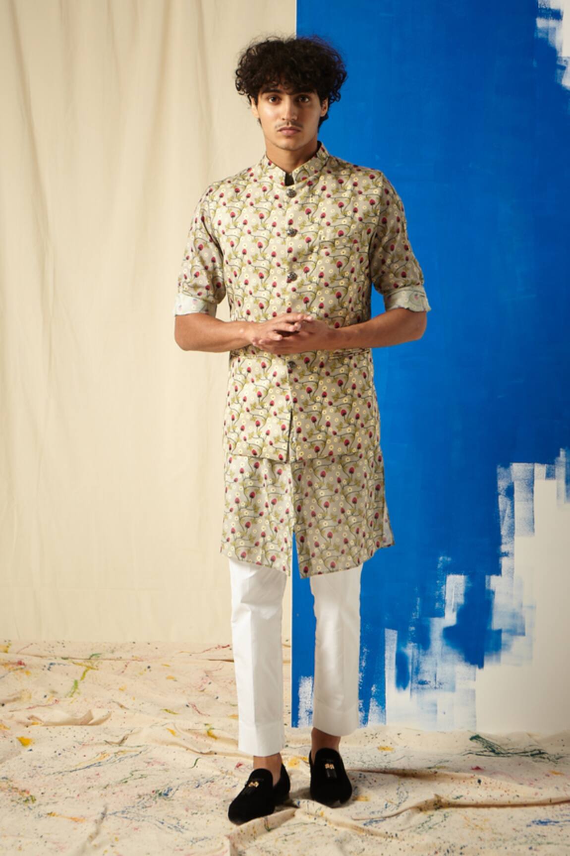 Project Bandi Printed Bundi & Kurta Set