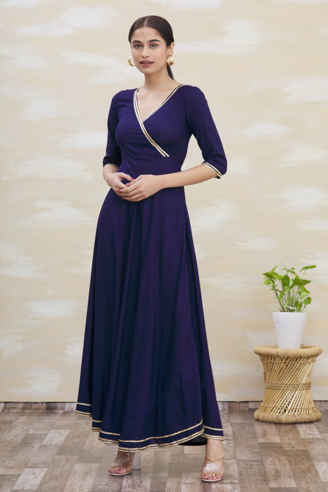 Samyukta Singhania Overlaped Kurta & Pant Set