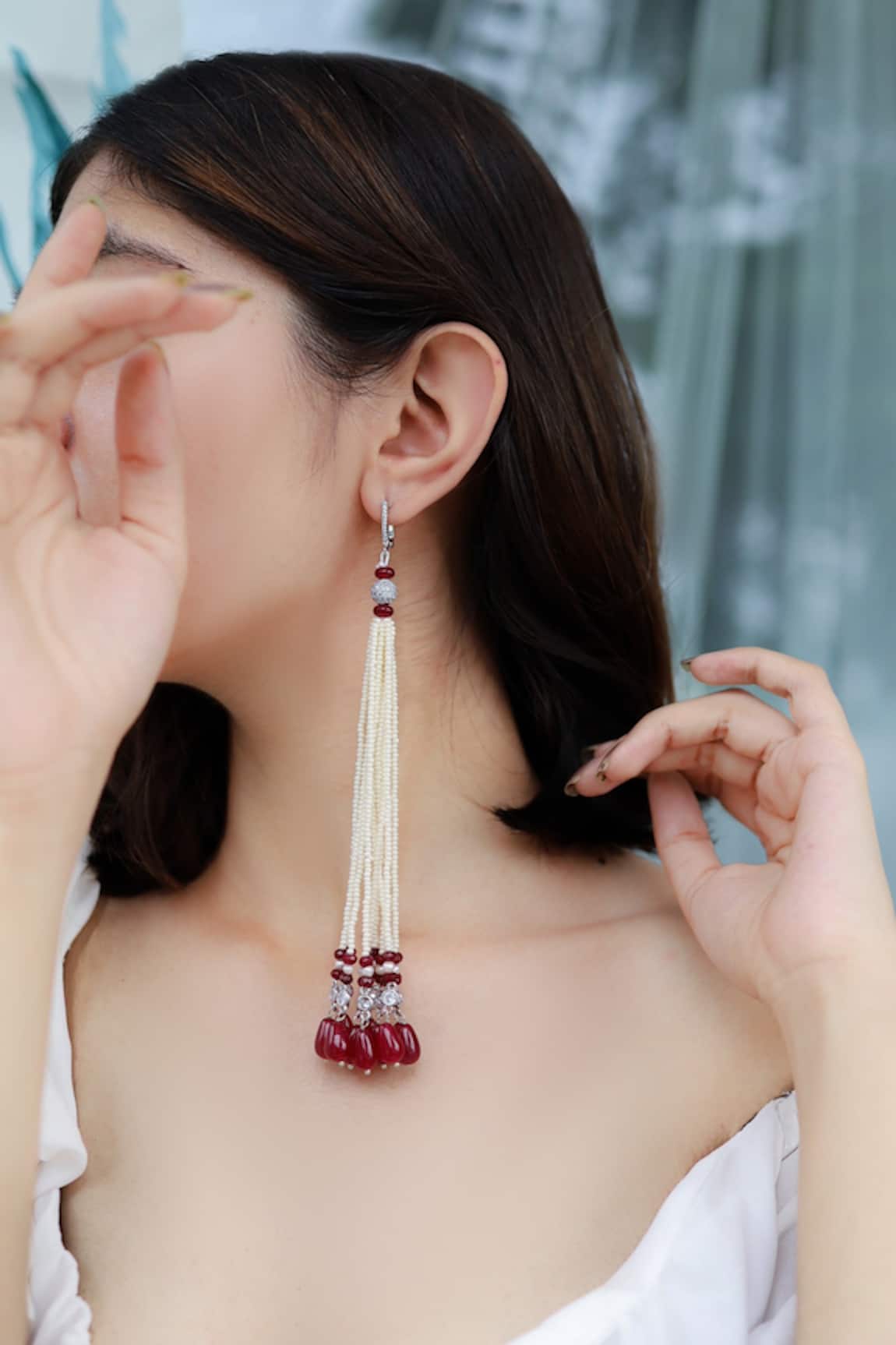 Do Taara Beaded Drop Earrings