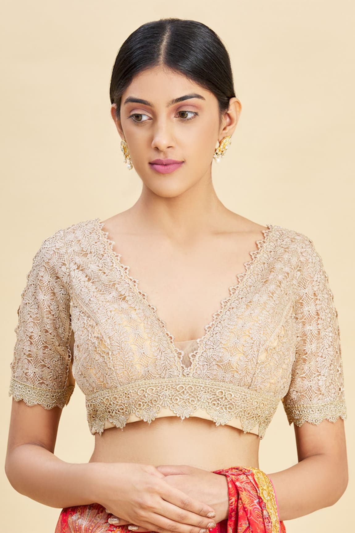 Pallavi Jaikishan Embroidered Blouse